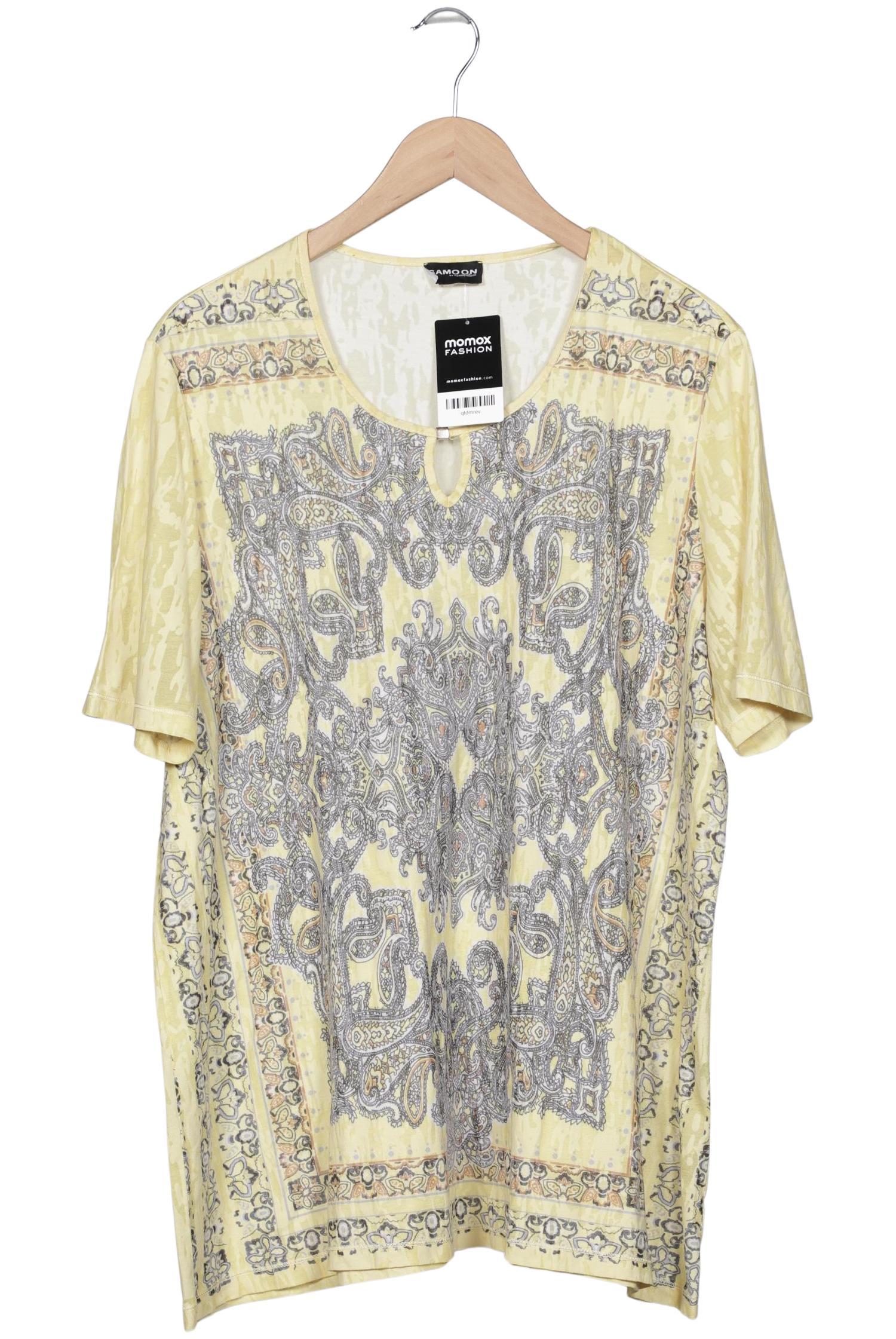 

Samoon by Gerry Weber Damen T-Shirt, gelb, Gr. 48