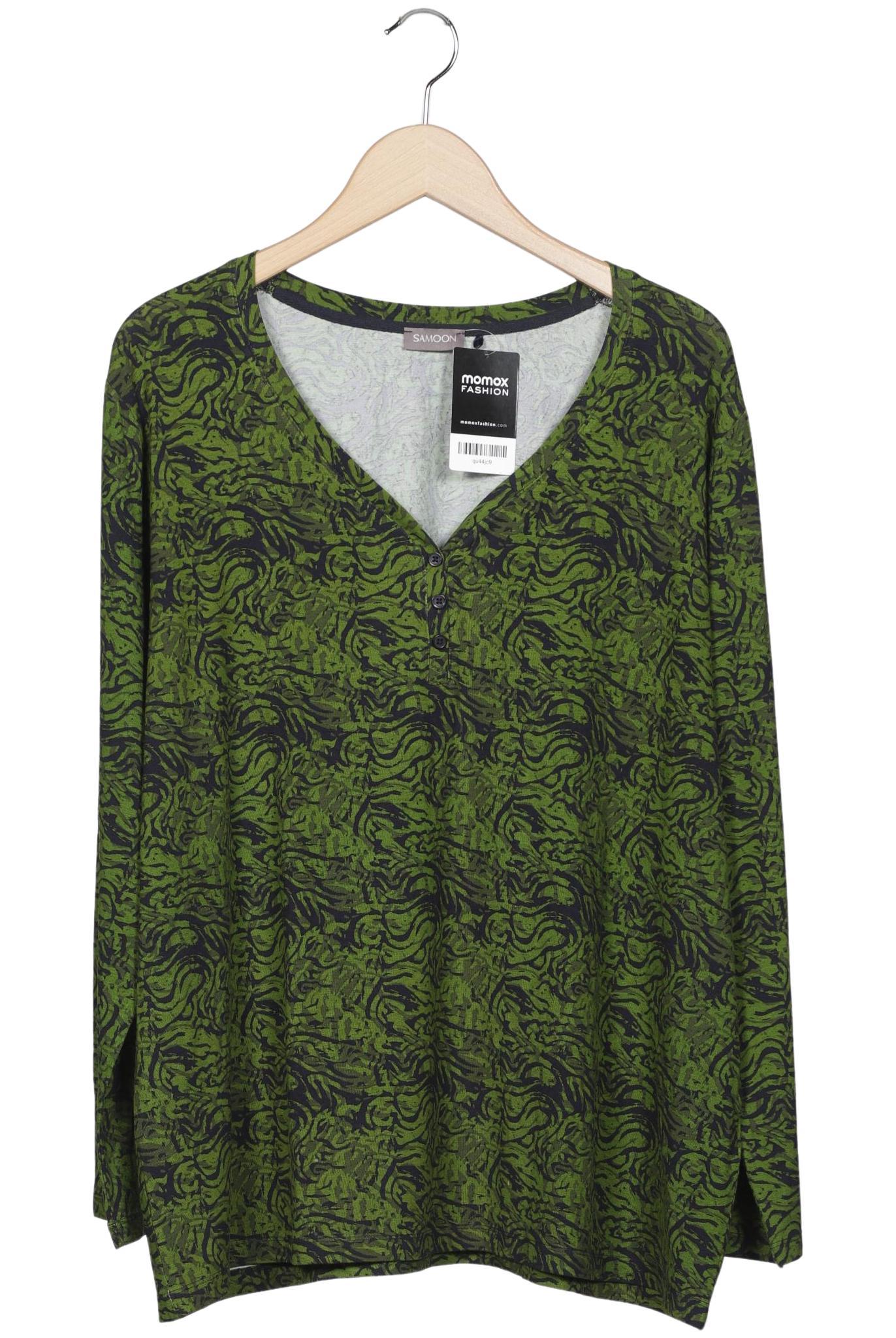 

Samoon by Gerry Weber Damen Langarmshirt, grün, Gr. 48