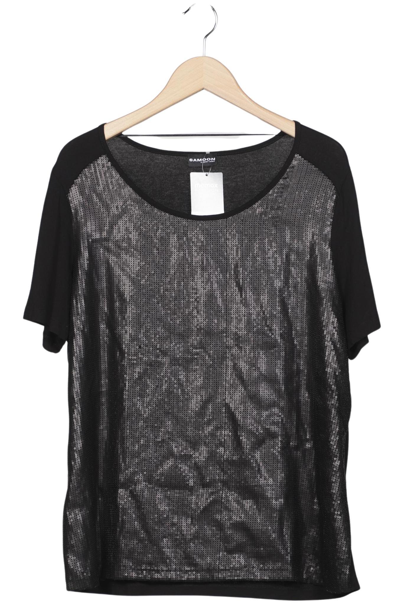 

Samoon by Gerry Weber Damen T-Shirt, schwarz, Gr. 44