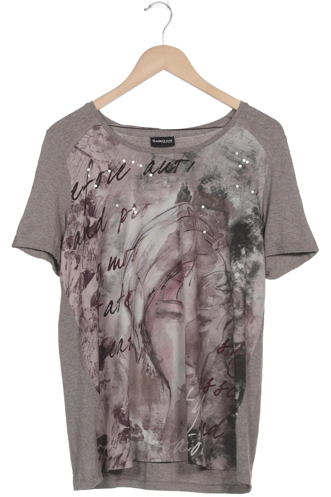 

Samoon by Gerry Weber Damen T-Shirt, grau, Gr. 46