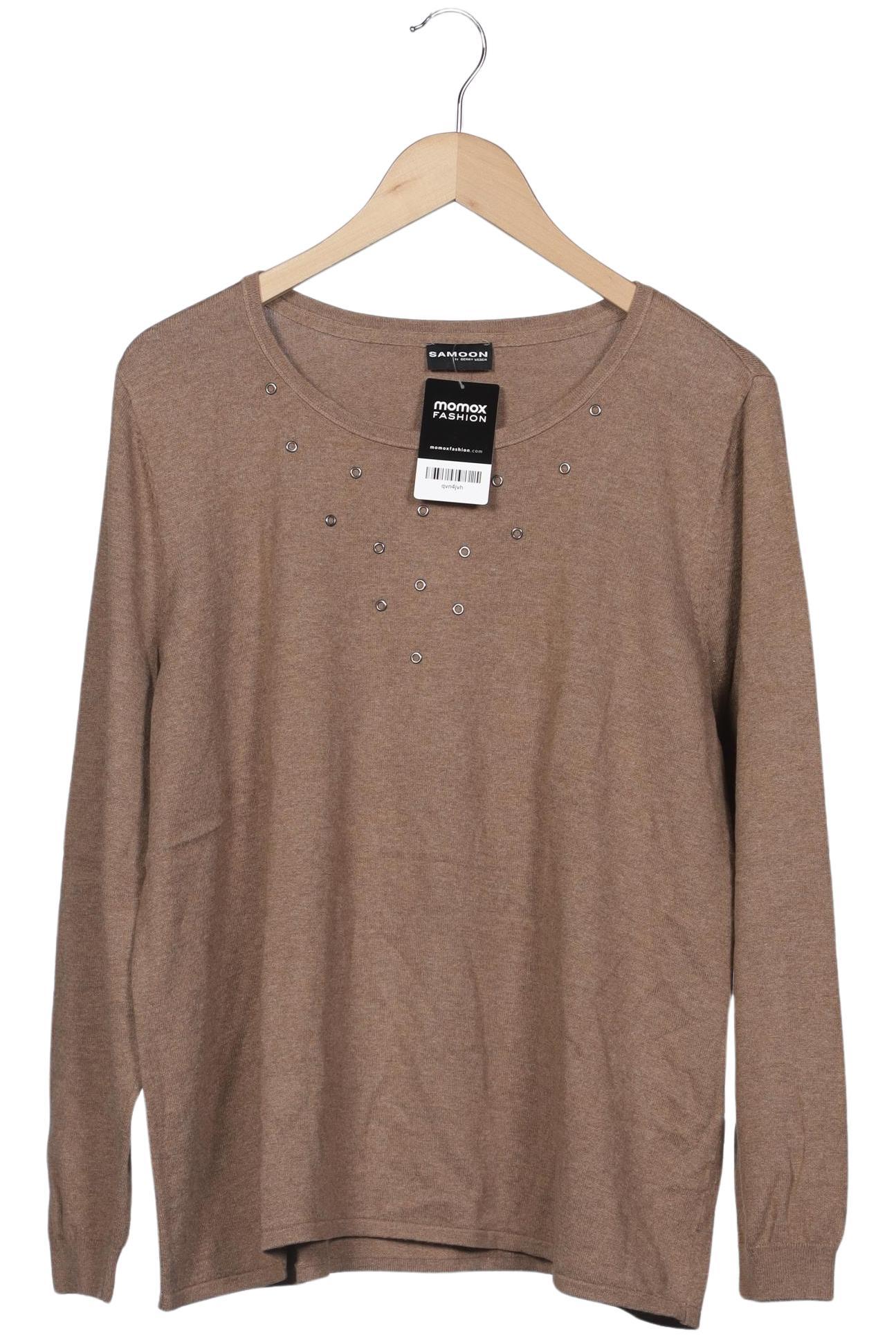 

Samoon by Gerry Weber Damen Pullover, braun, Gr. 46