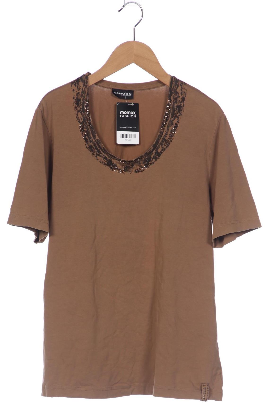 

Samoon by Gerry Weber Damen T-Shirt, braun, Gr. 44