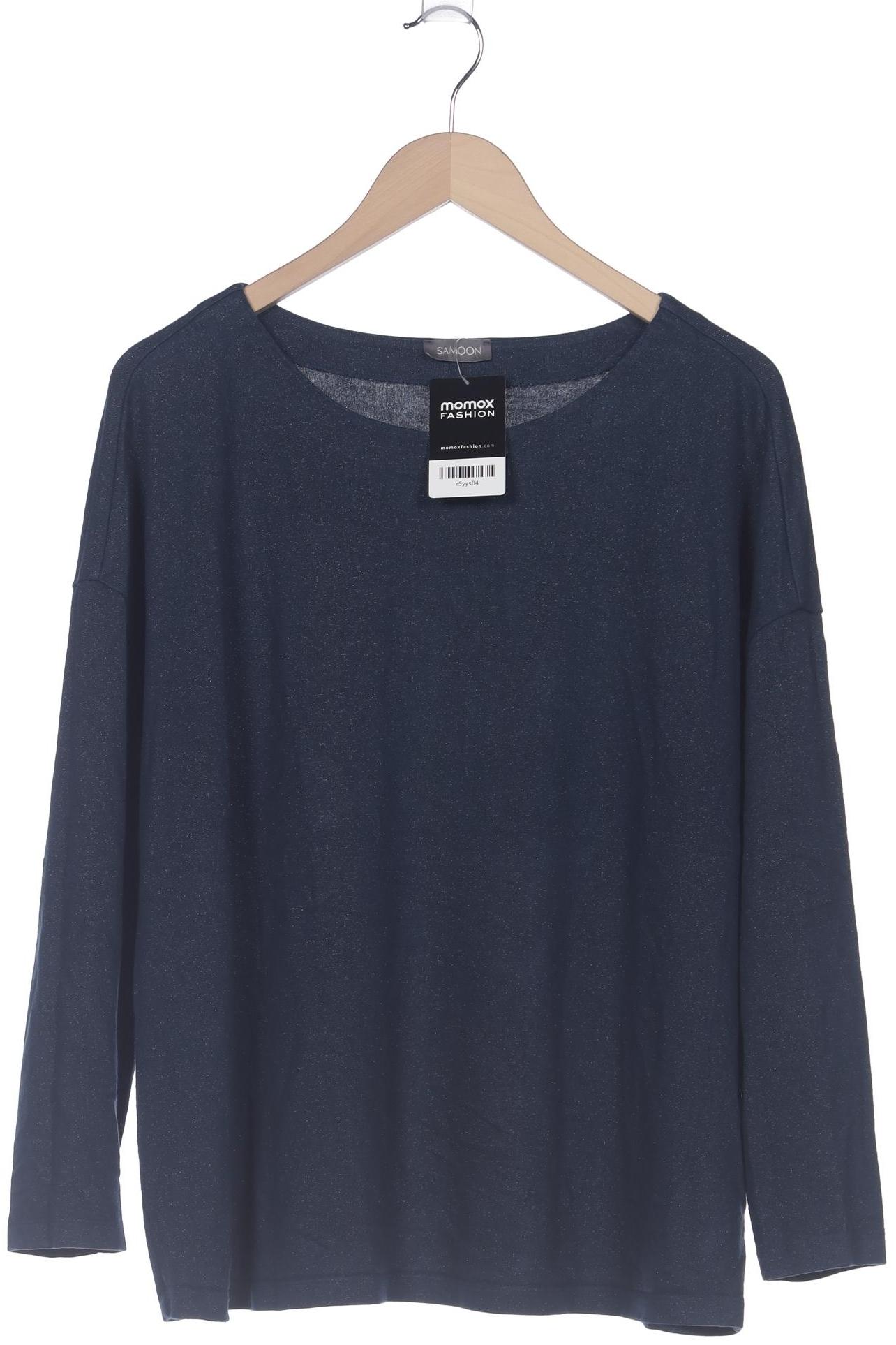

Samoon by Gerry Weber Damen Langarmshirt, marineblau, Gr. 44
