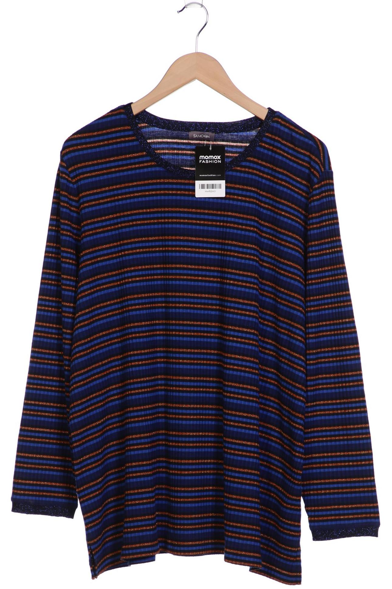 

Samoon by Gerry Weber Damen Langarmshirt, blau, Gr. 50