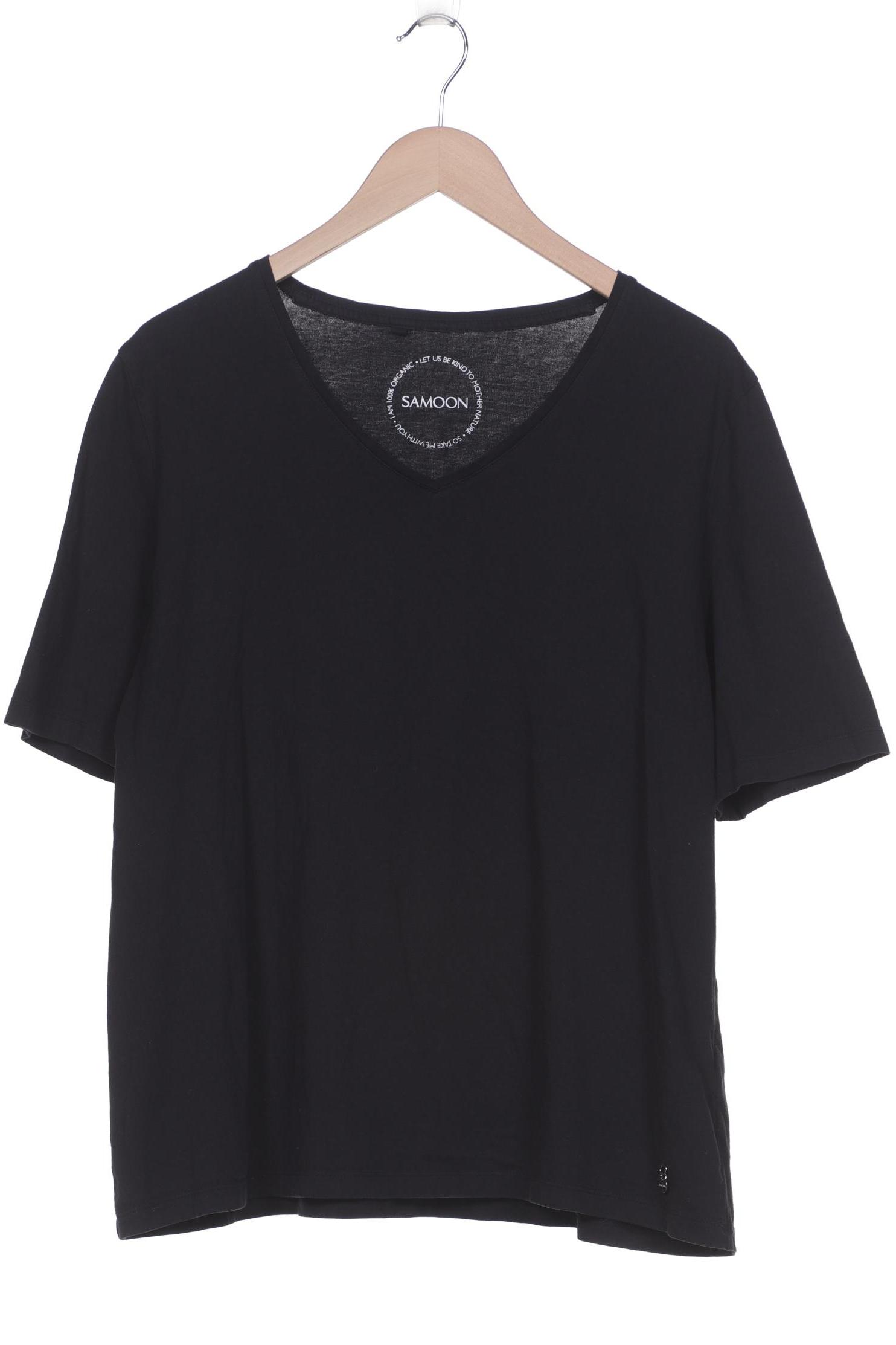 

Samoon by Gerry Weber Damen T-Shirt, schwarz, Gr. 48