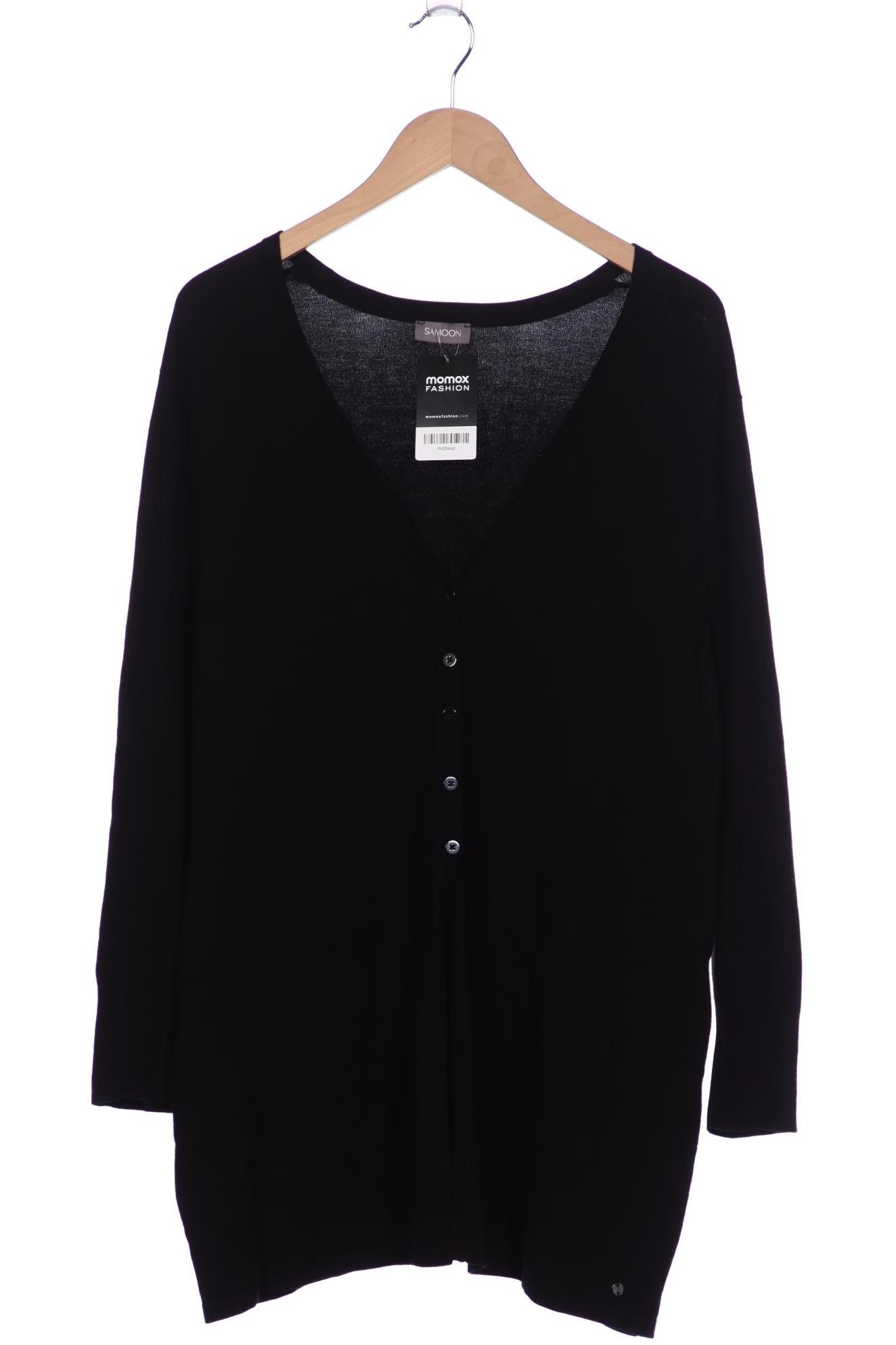 

Samoon by Gerry Weber Damen Strickjacke, schwarz, Gr. 48