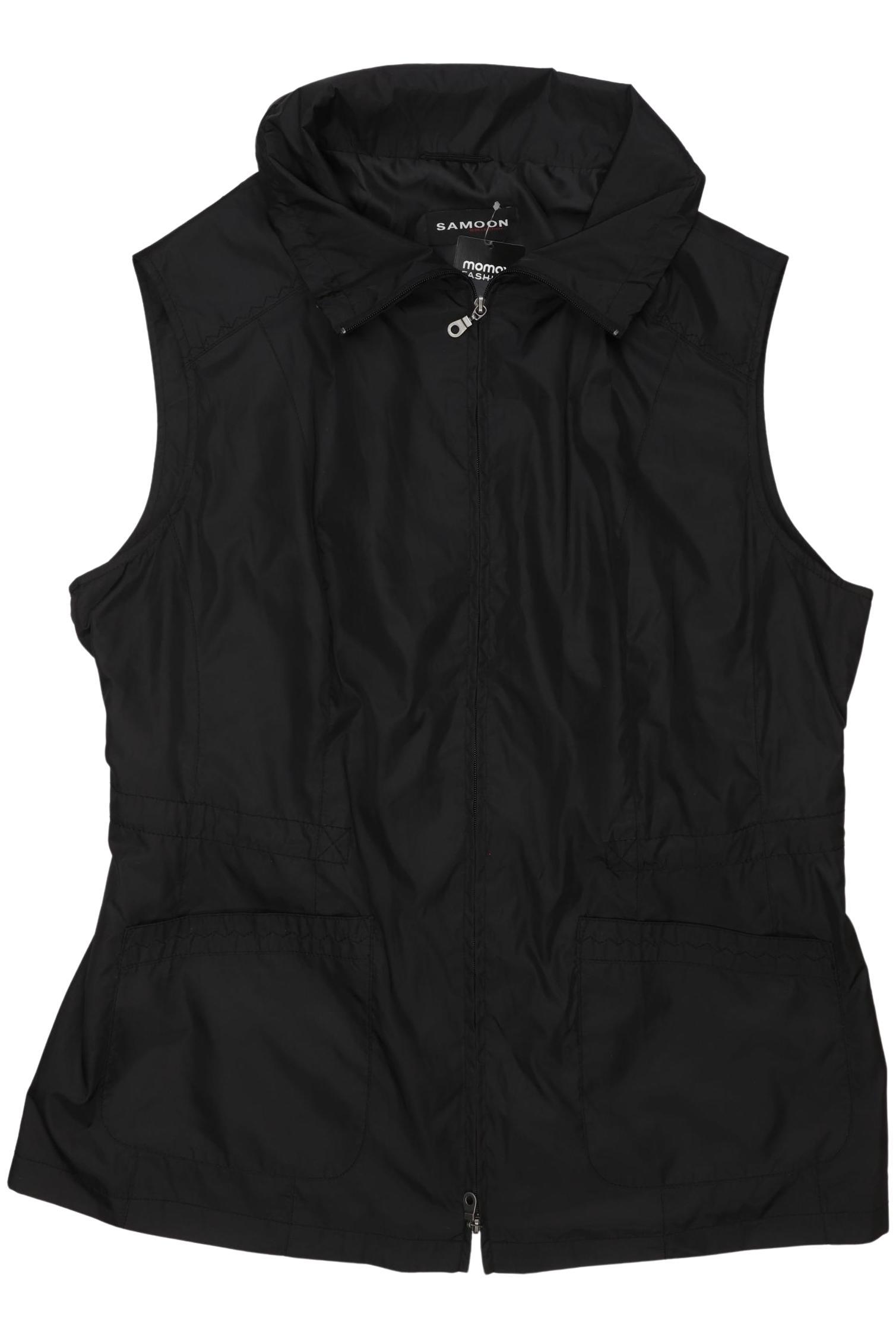 

Samoon by Gerry Weber Damen Weste, schwarz, Gr. 48