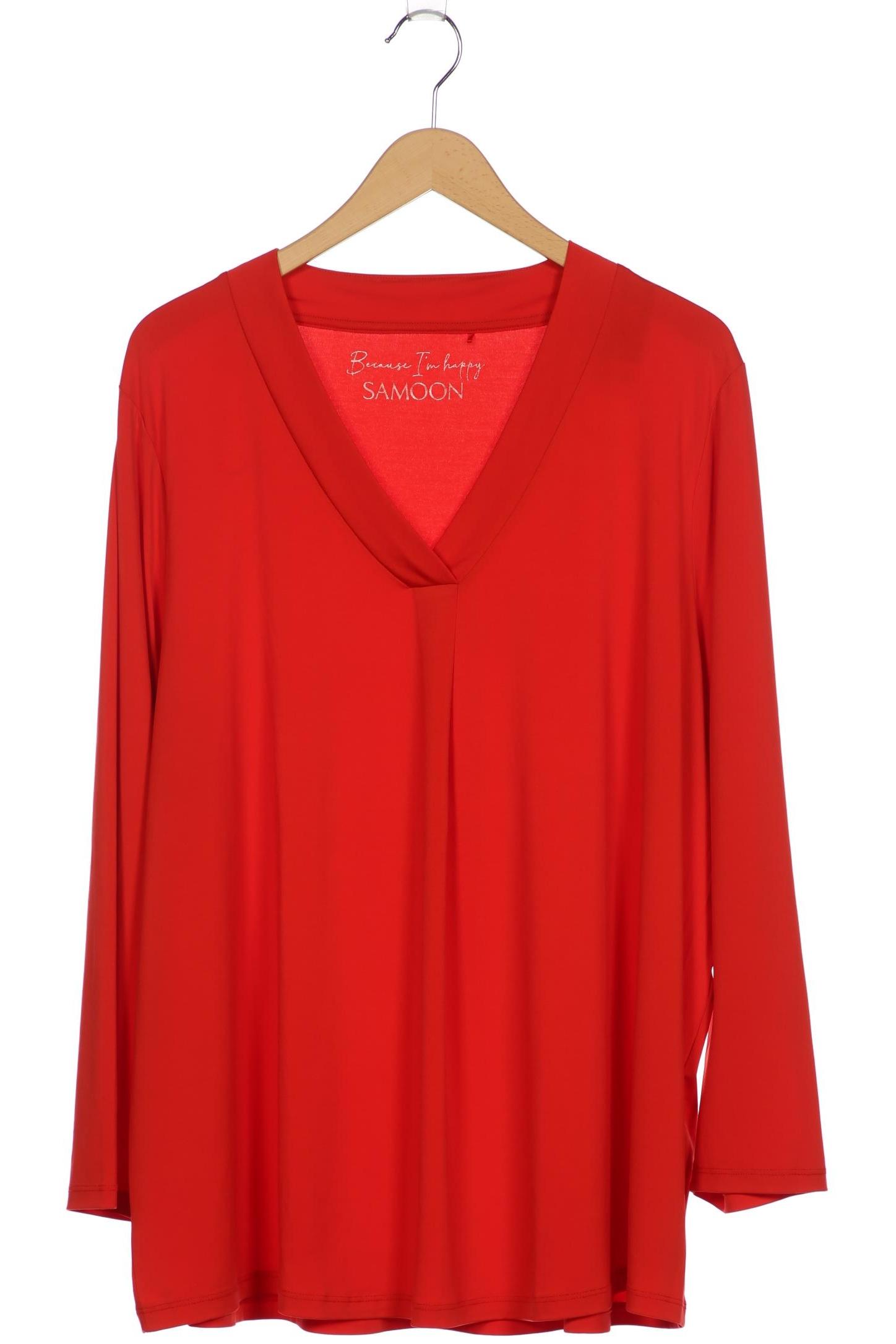 

Samoon by Gerry Weber Damen Langarmshirt, rot, Gr. 50