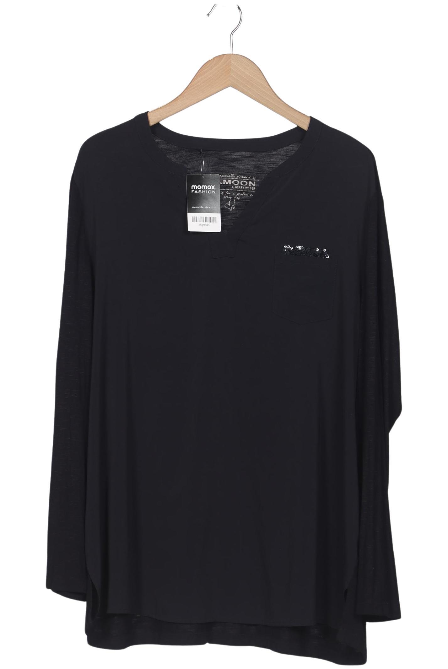 

Samoon by Gerry Weber Damen Langarmshirt, schwarz, Gr. 48