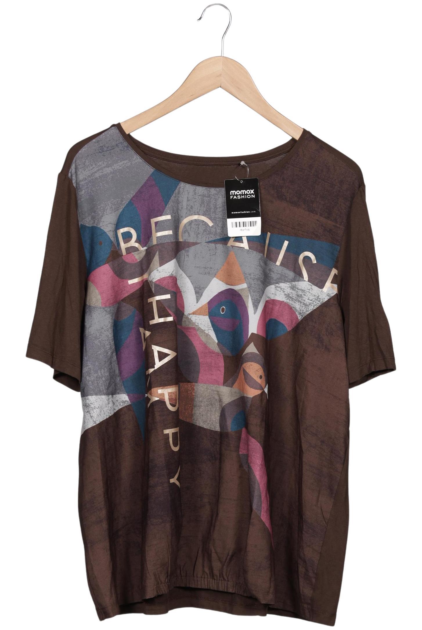 

Samoon by Gerry Weber Damen T-Shirt, braun, Gr. 48