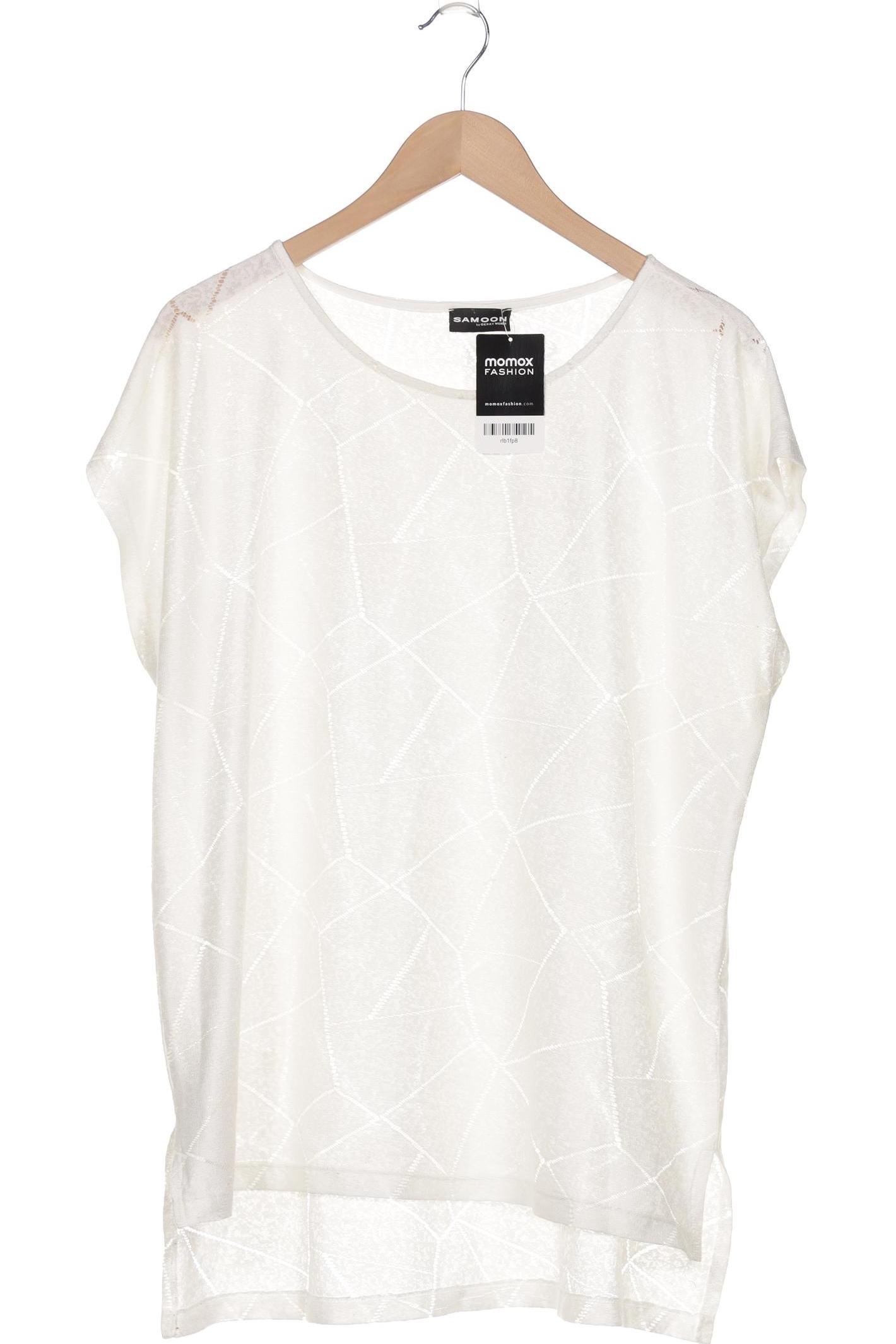

Samoon by Gerry Weber Damen T-Shirt, weiß, Gr. 48