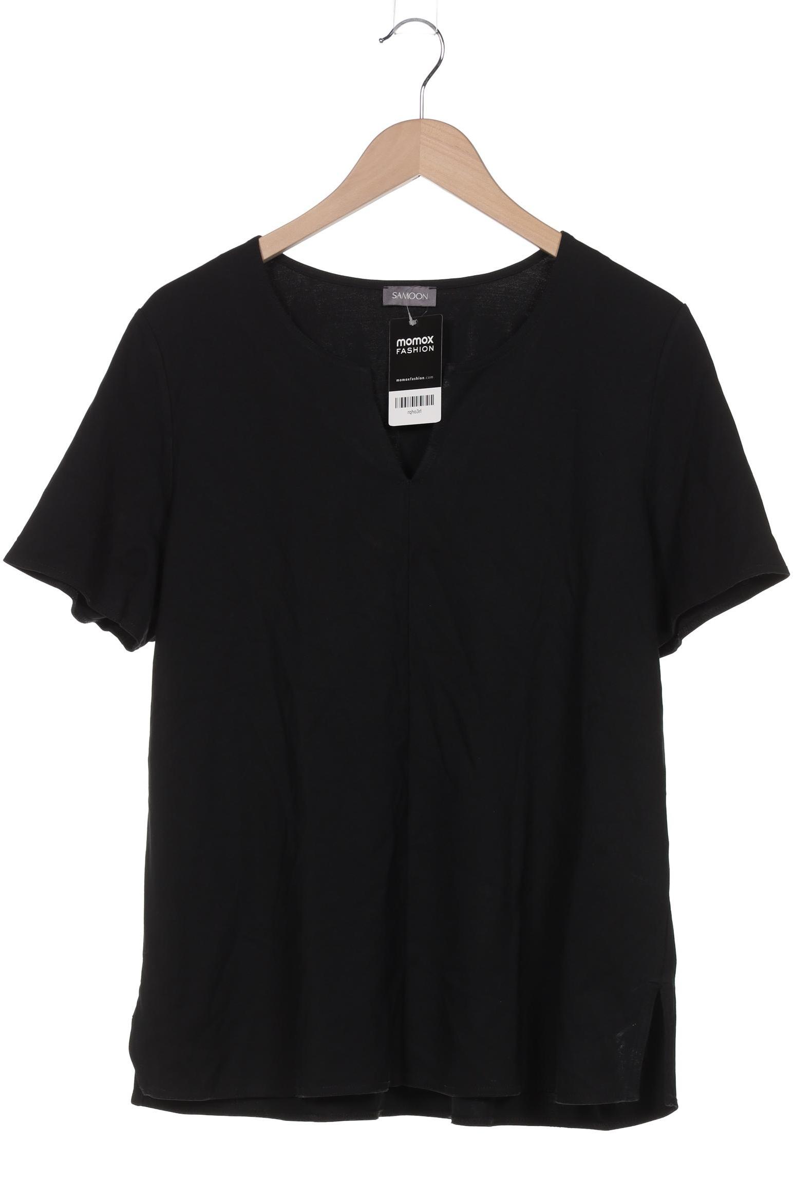 

Samoon by Gerry Weber Damen T-Shirt, schwarz, Gr. 46