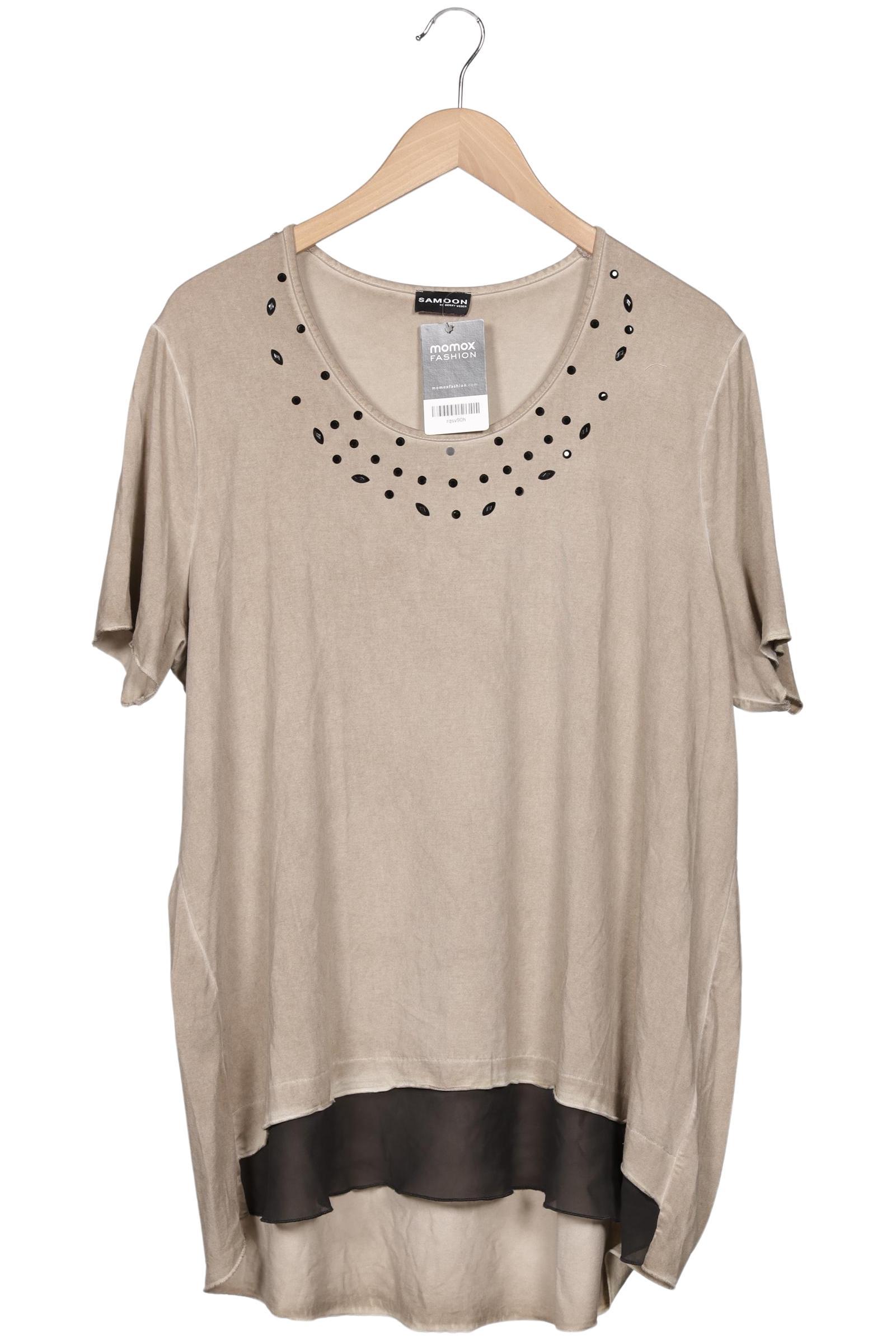 

Samoon by Gerry Weber Damen T-Shirt, beige, Gr. 46