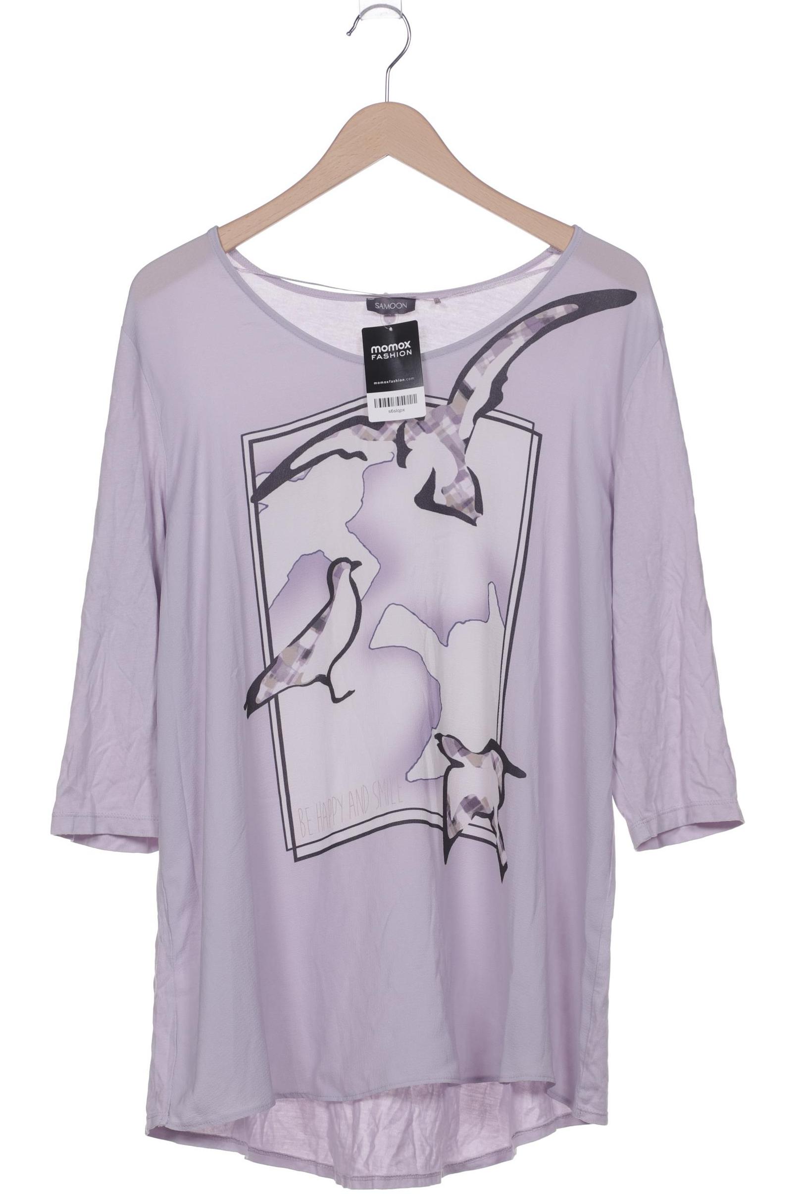

Samoon by Gerry Weber Damen Langarmshirt, flieder, Gr. 48