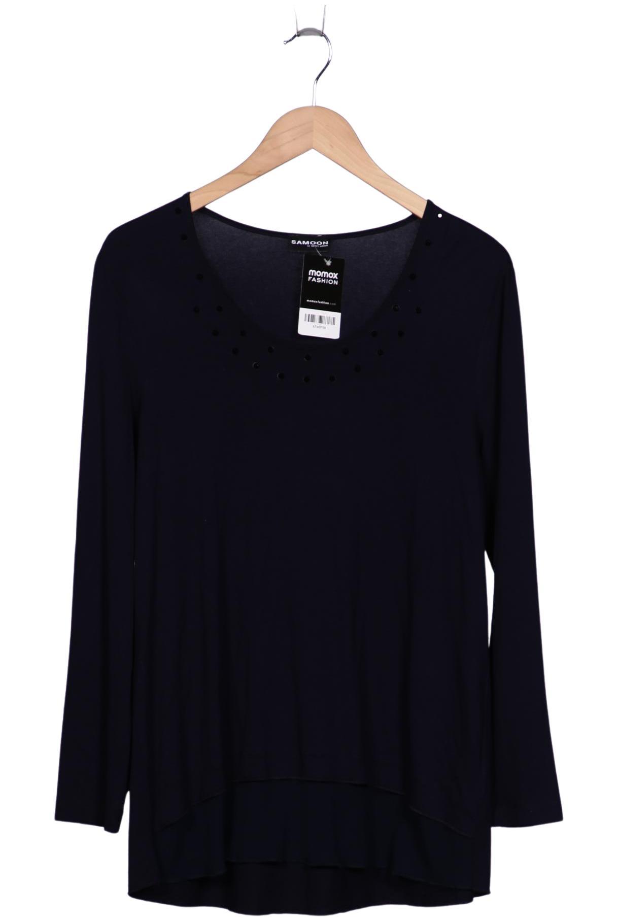 

Samoon by Gerry Weber Damen Langarmshirt, marineblau, Gr. 42