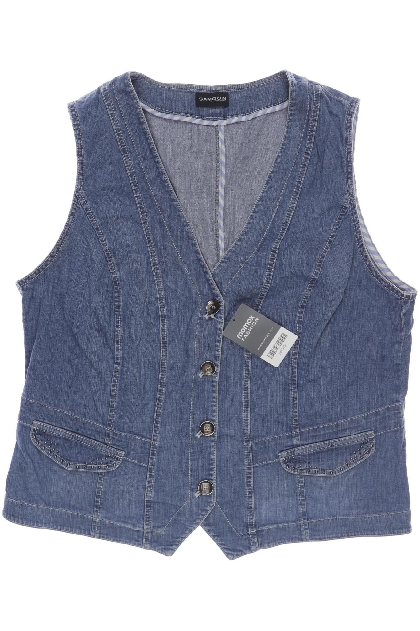 

Samoon by Gerry Weber Damen Weste, blau, Gr. 46