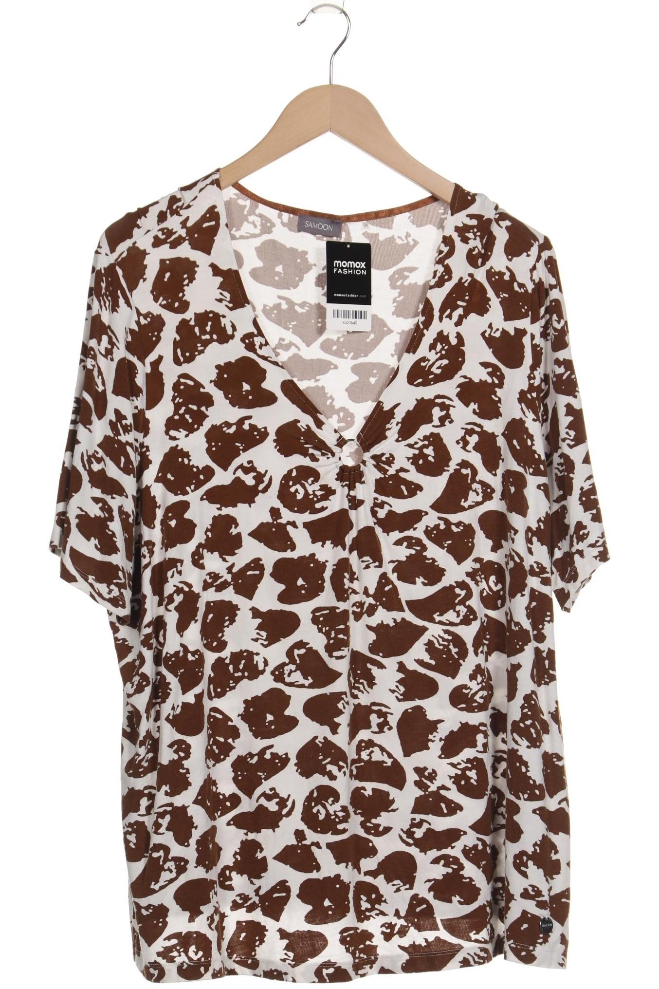 

Samoon by Gerry Weber Damen T-Shirt, weiß, Gr. 48