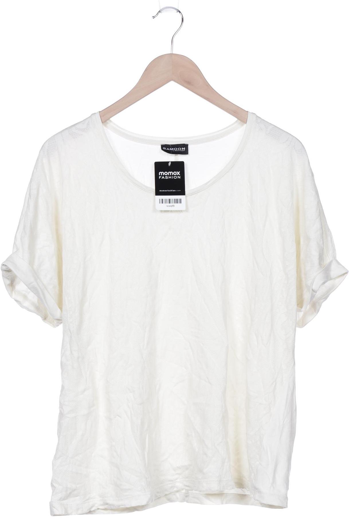 

Samoon by Gerry Weber Damen T-Shirt, cremeweiß, Gr. 44