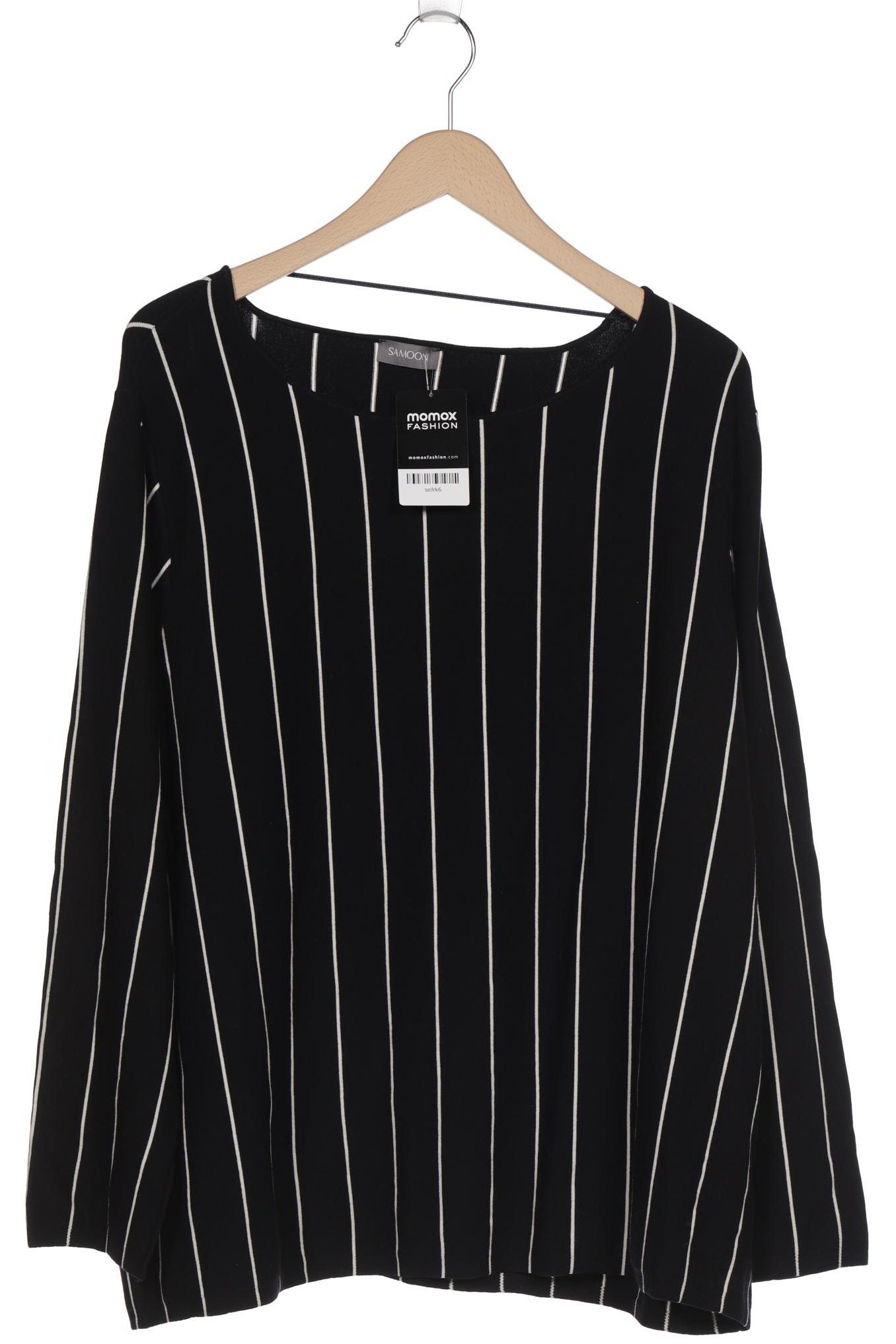 

Samoon by Gerry Weber Damen Langarmshirt, schwarz, Gr. 52