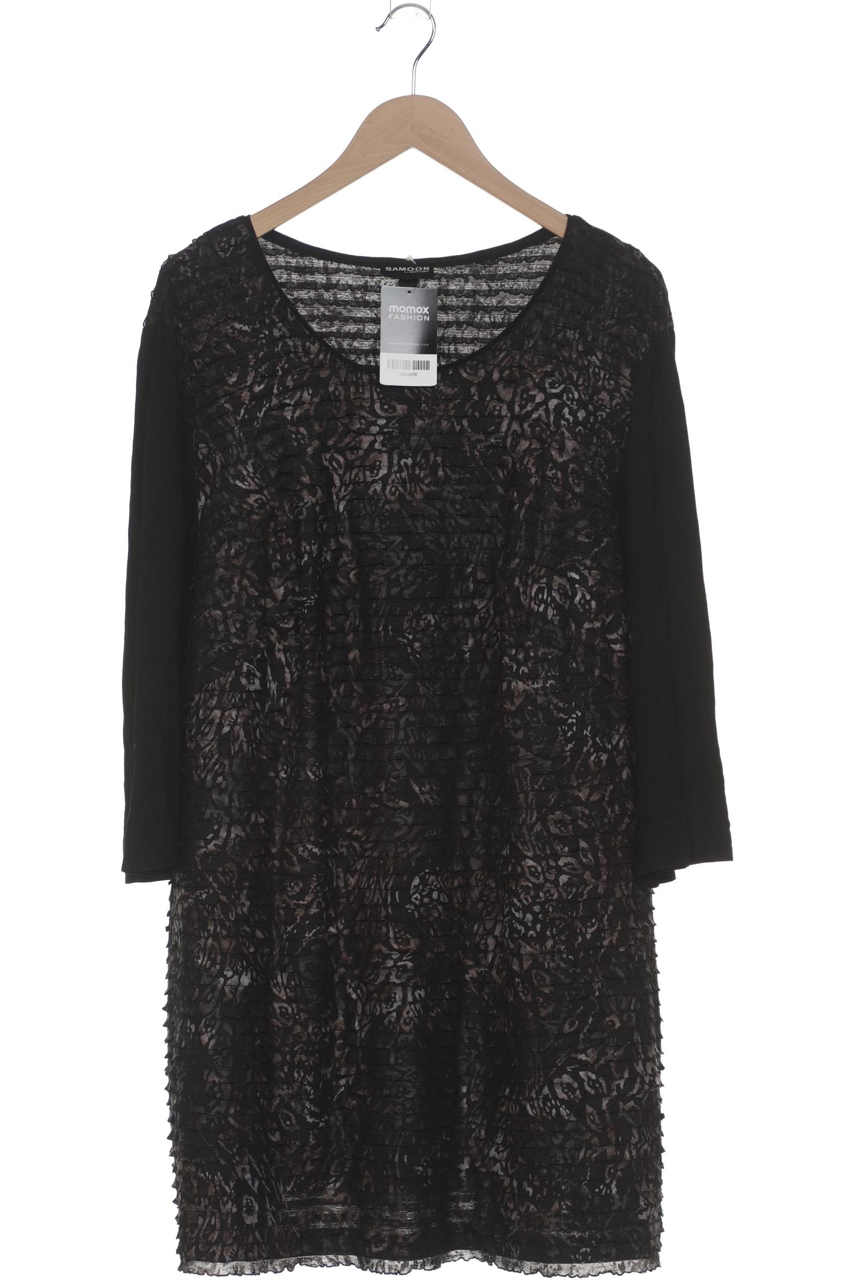 

Samoon by Gerry Weber Damen Langarmshirt, schwarz, Gr. 52