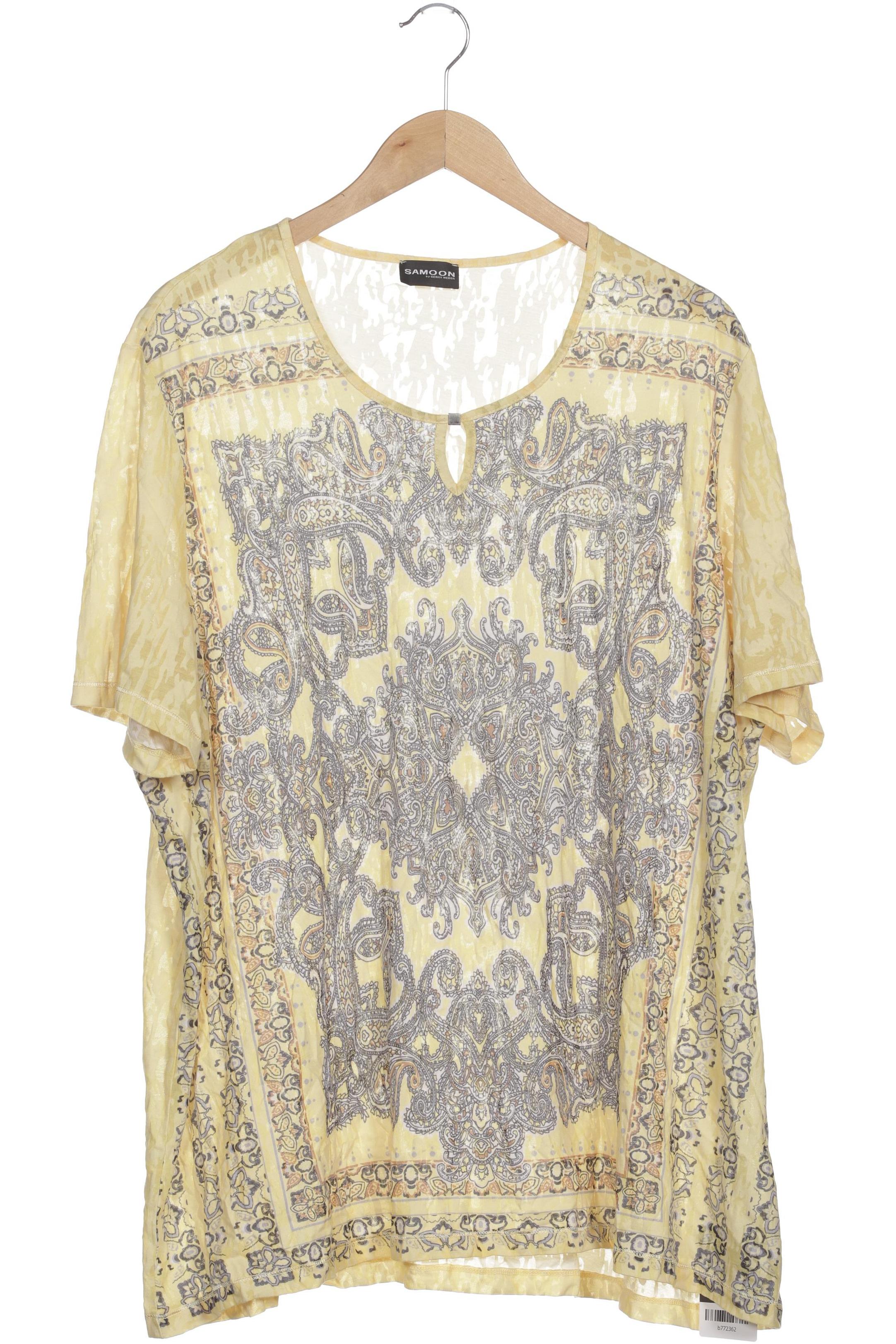 

Samoon by Gerry Weber Damen T-Shirt, gelb, Gr. 54