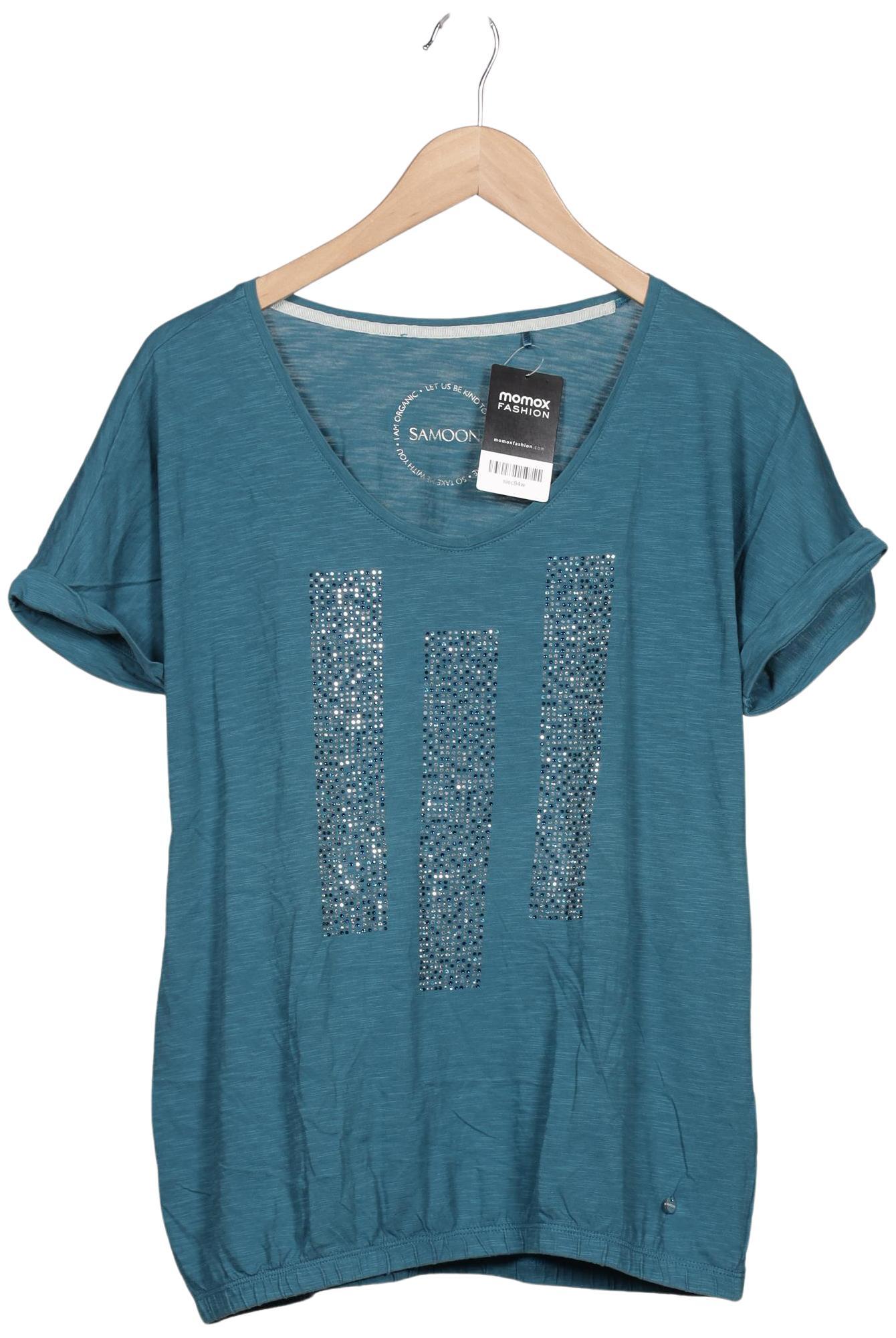 

Samoon by Gerry Weber Damen T-Shirt, türkis, Gr. 42