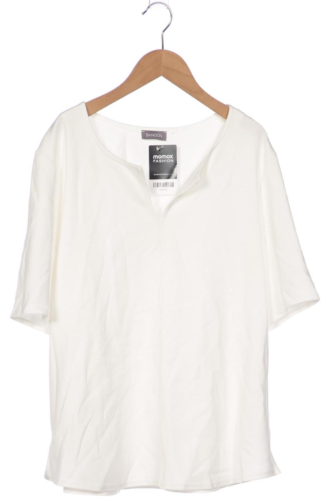 

Samoon by Gerry Weber Damen T-Shirt, weiß, Gr. 46