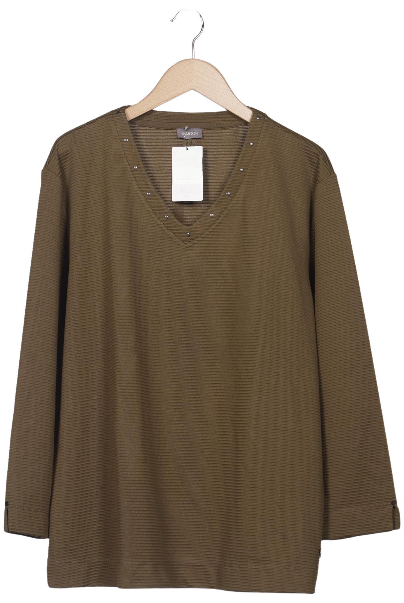 

Samoon by Gerry Weber Damen Sweatshirt, grün, Gr. 50