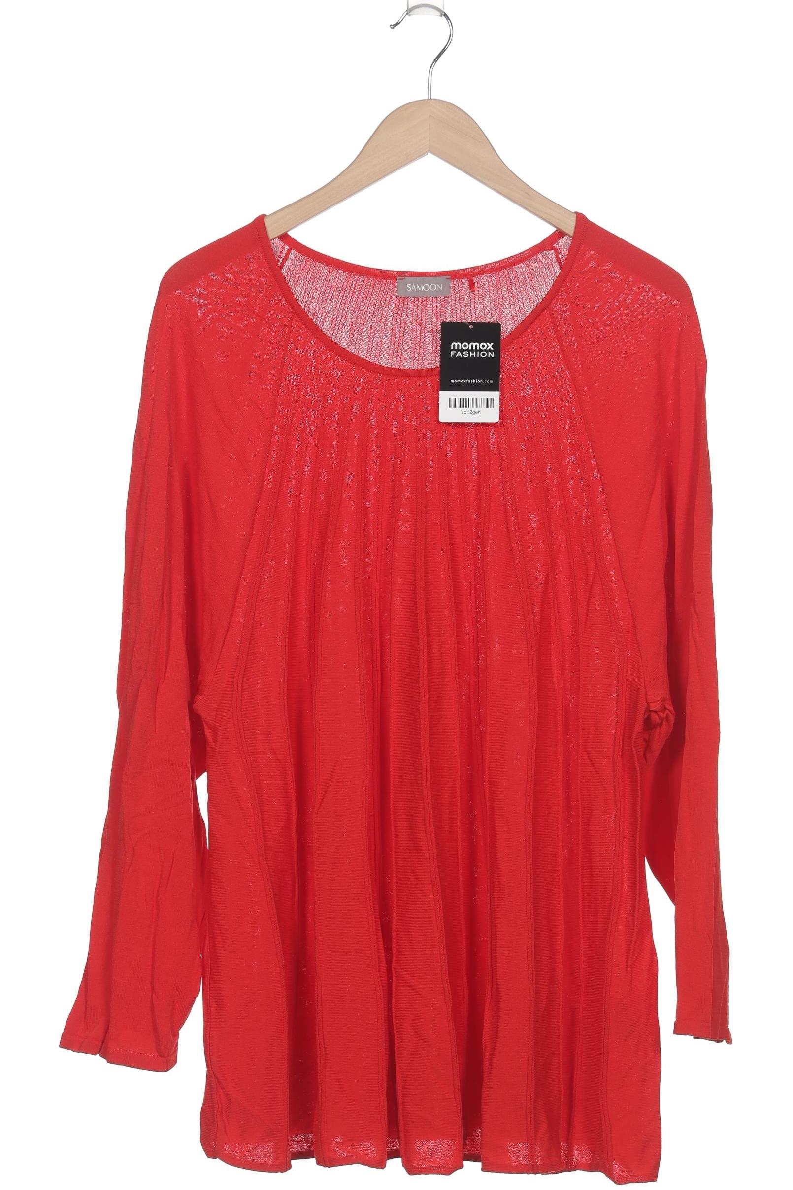 

Samoon by Gerry Weber Damen Langarmshirt, rot, Gr. 56