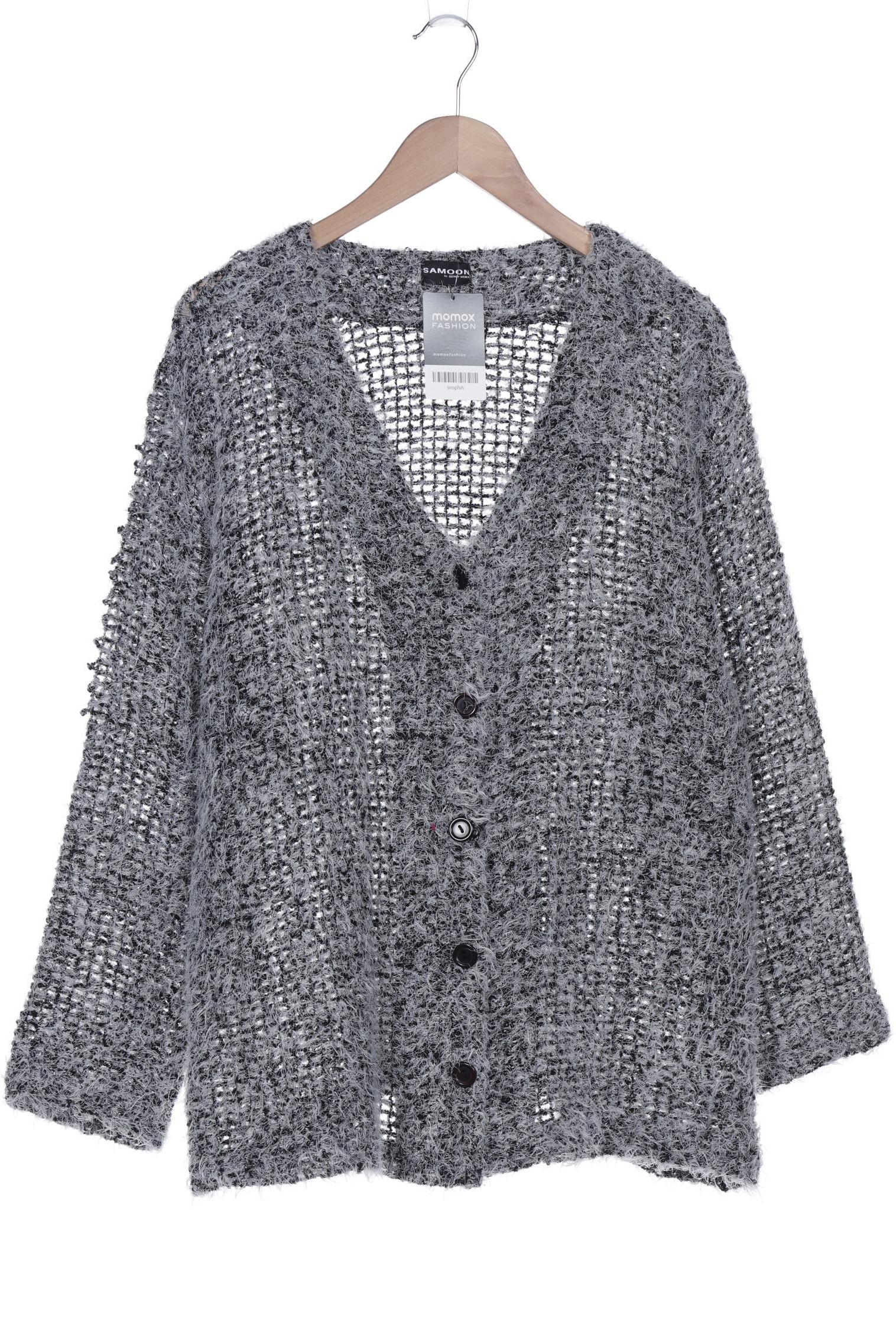 

Samoon by Gerry Weber Damen Strickjacke, schwarz, Gr. 52