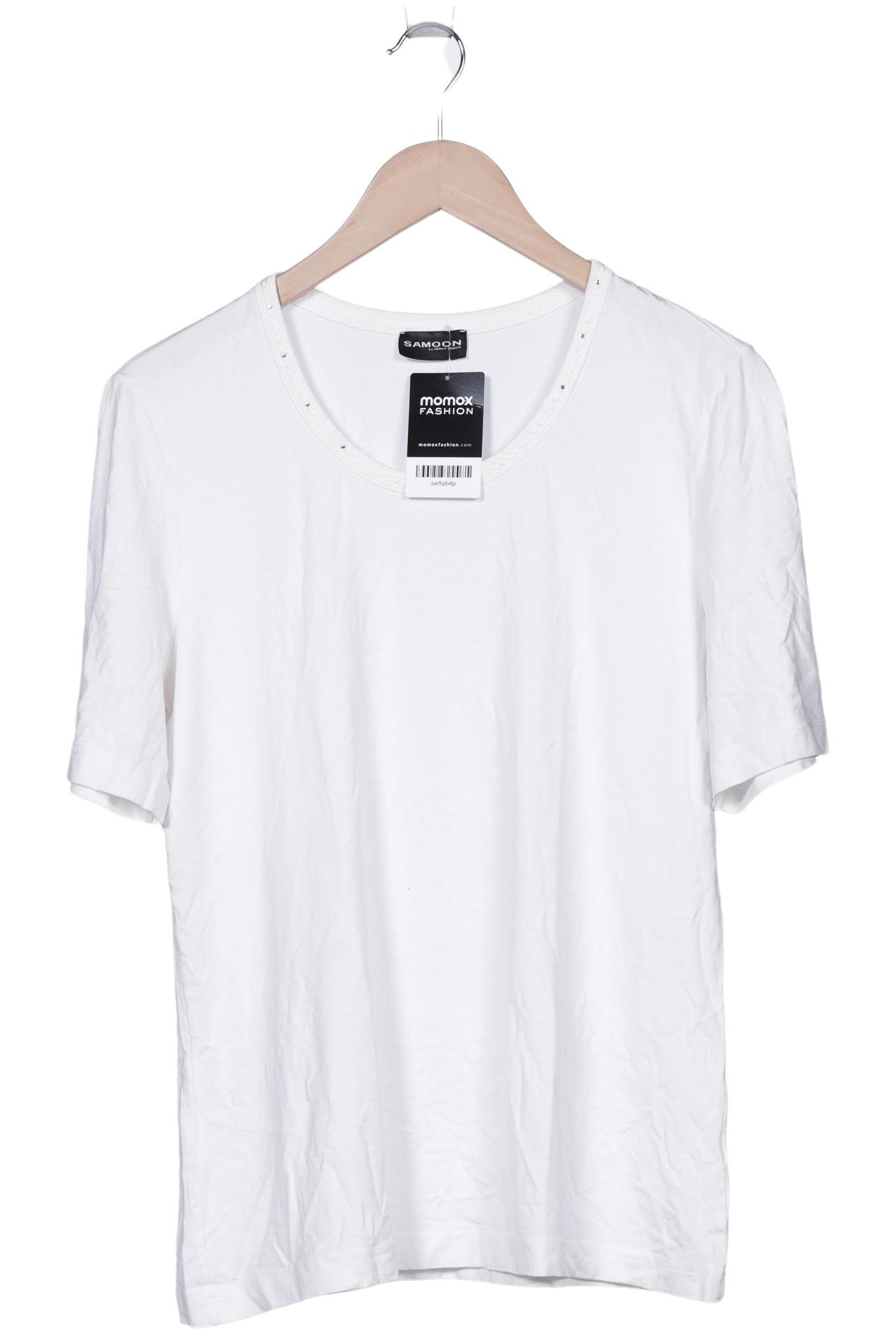 

Samoon by Gerry Weber Damen T-Shirt, weiß, Gr. 44
