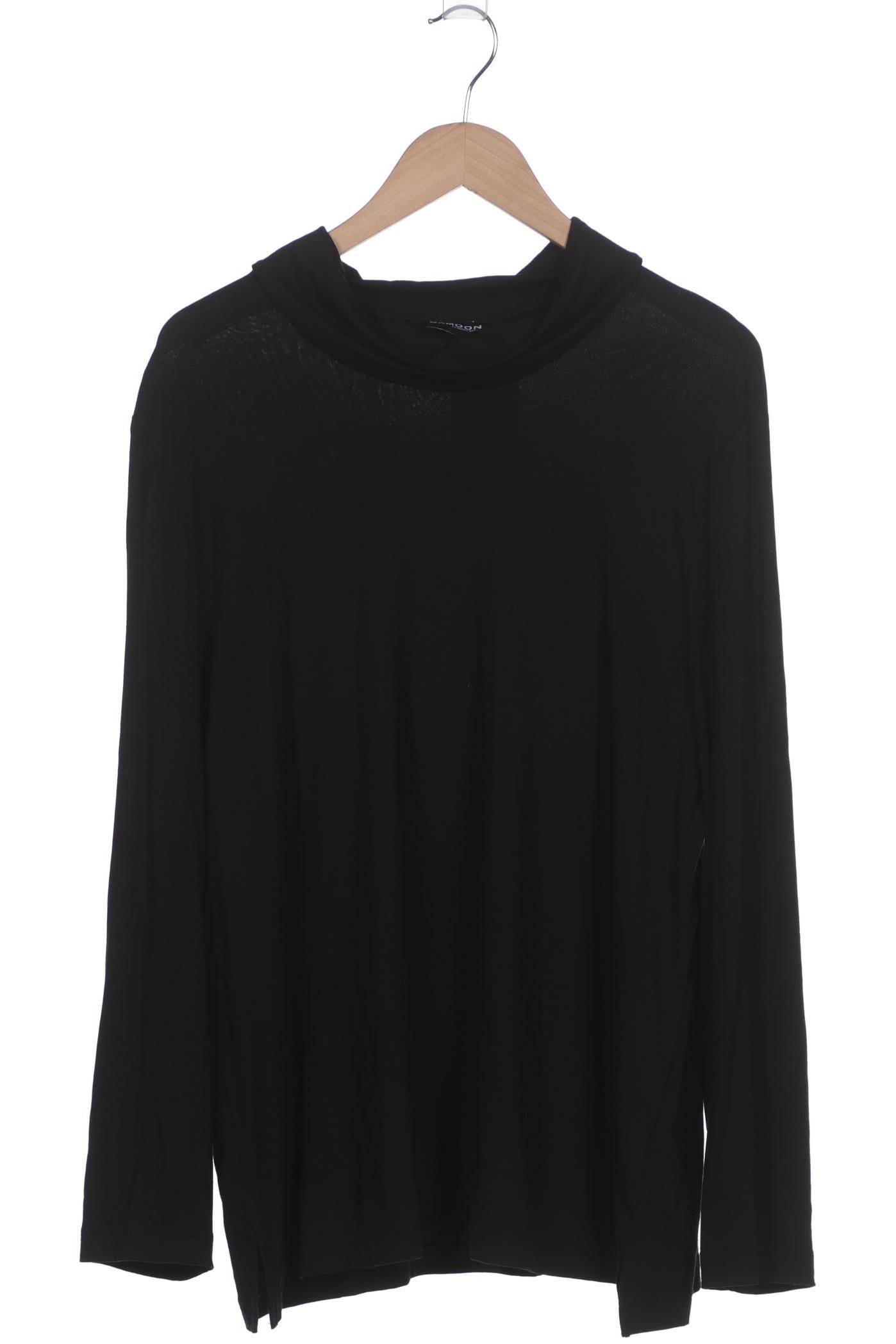 

Samoon by Gerry Weber Damen Langarmshirt, schwarz, Gr. 50