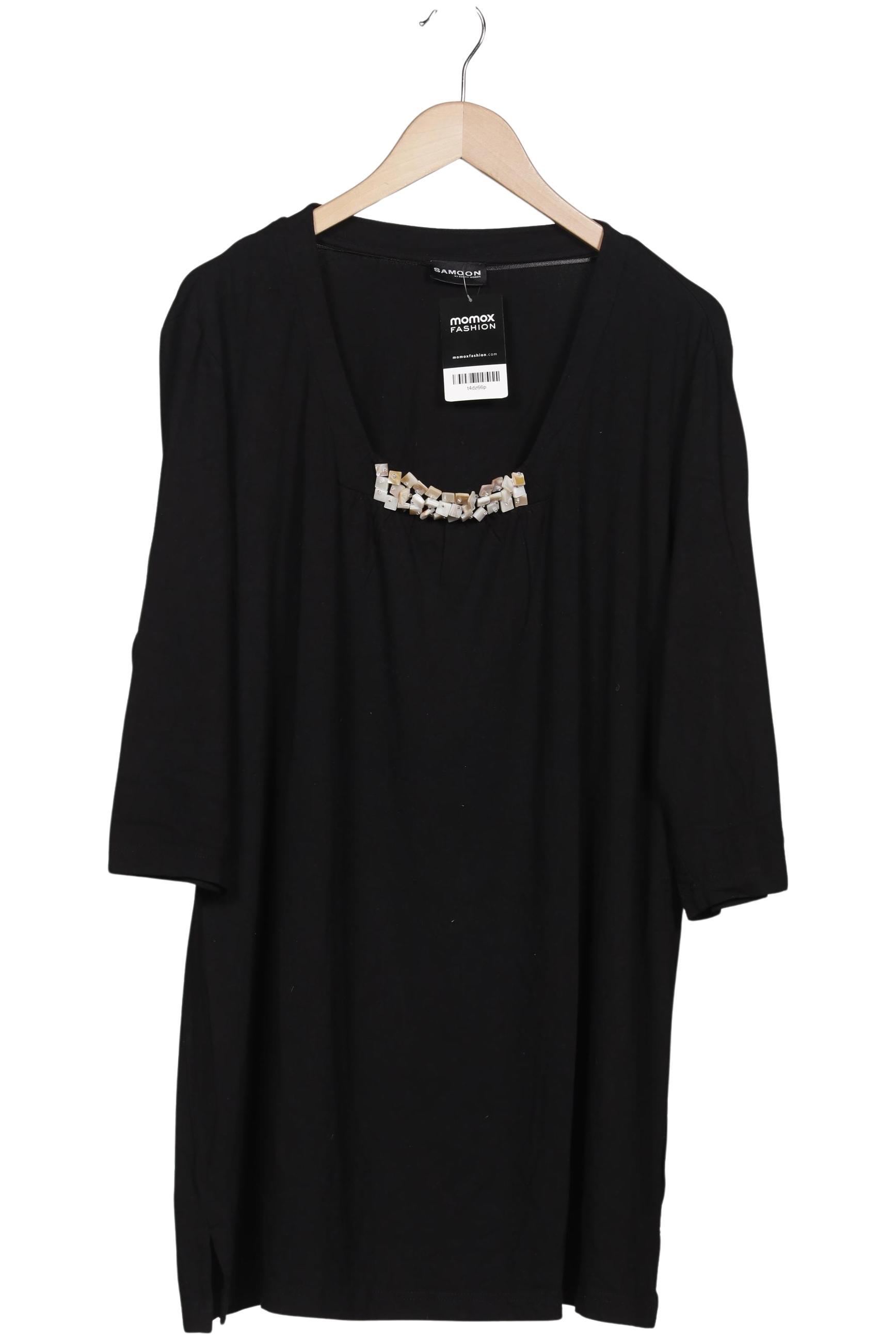 

Samoon by Gerry Weber Damen Langarmshirt, schwarz, Gr. 50