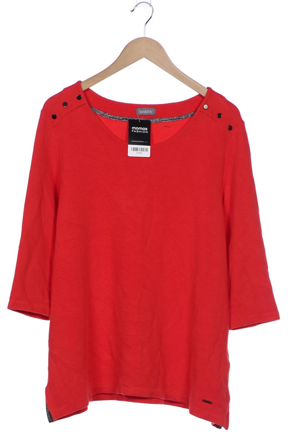 

Samoon by Gerry Weber Damen Langarmshirt, rot, Gr. 46