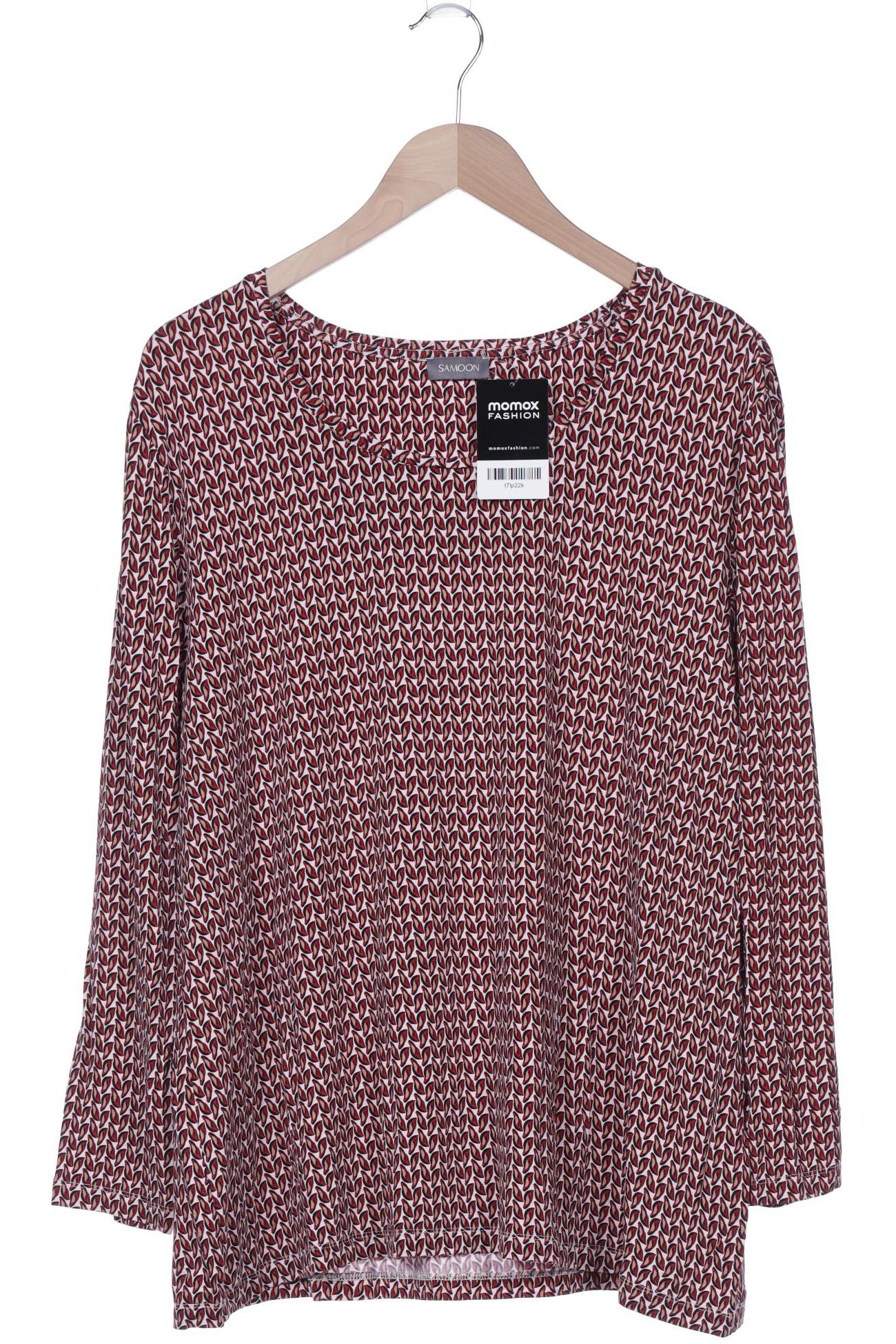 

Samoon by Gerry Weber Damen Langarmshirt, rot, Gr. 50