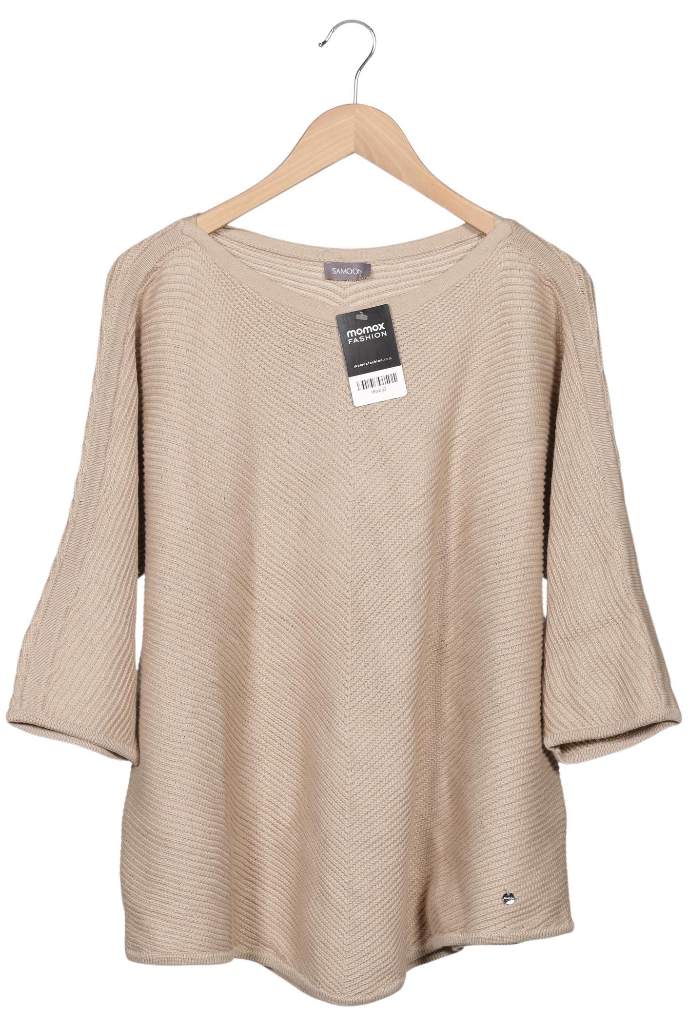 

Samoon by Gerry Weber Damen Pullover, beige, Gr. 48