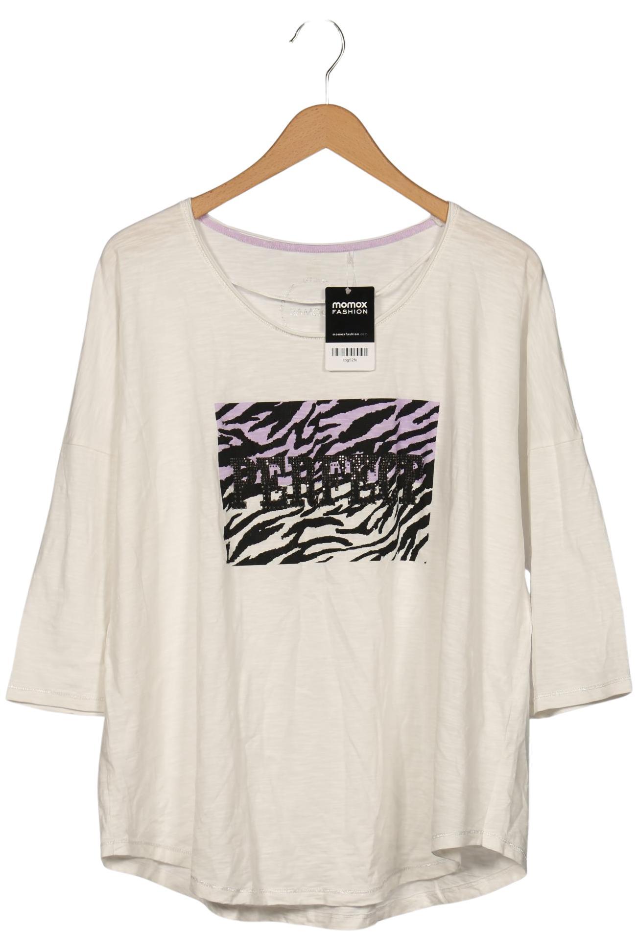 

Samoon by Gerry Weber Damen Langarmshirt, weiß, Gr. 48