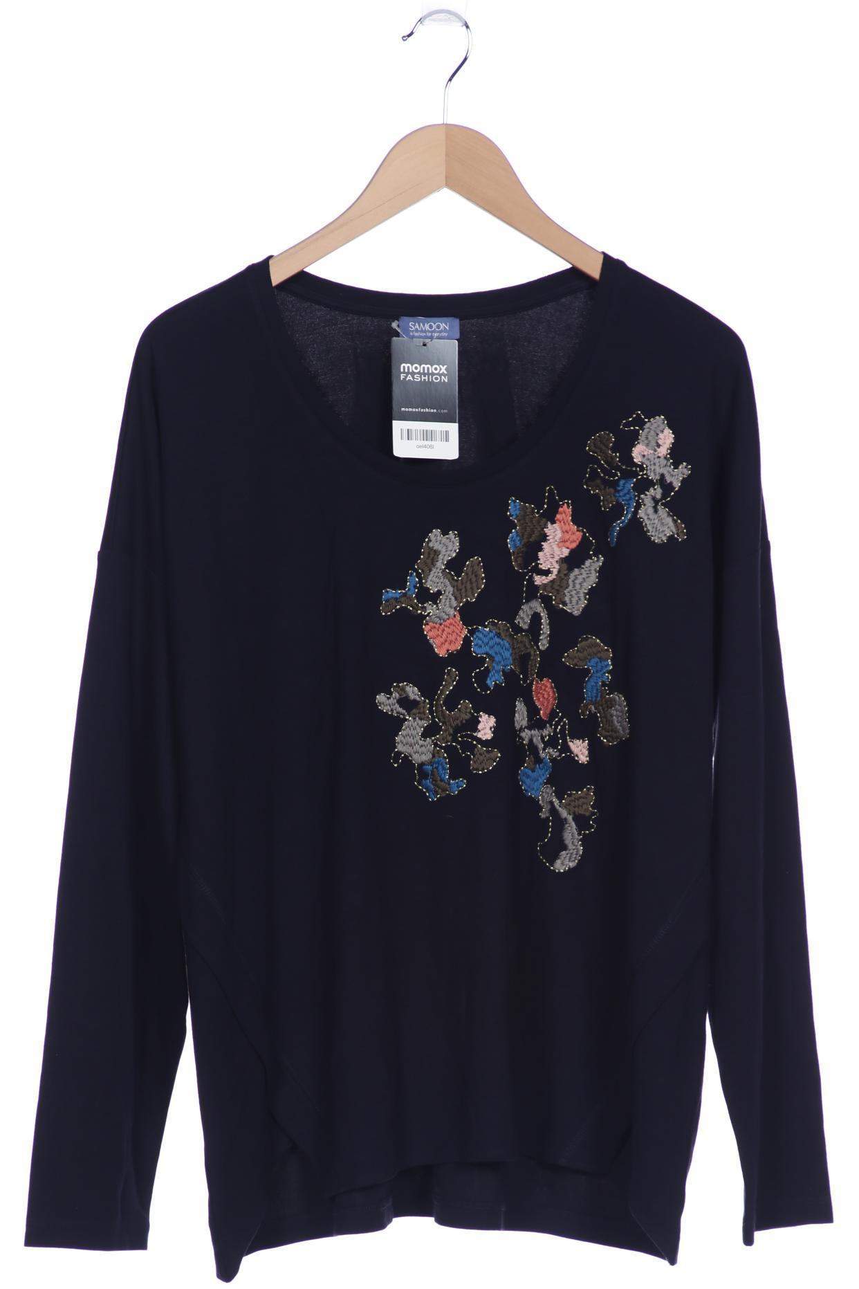 

Samoon by Gerry Weber Damen Langarmshirt, marineblau, Gr. 44