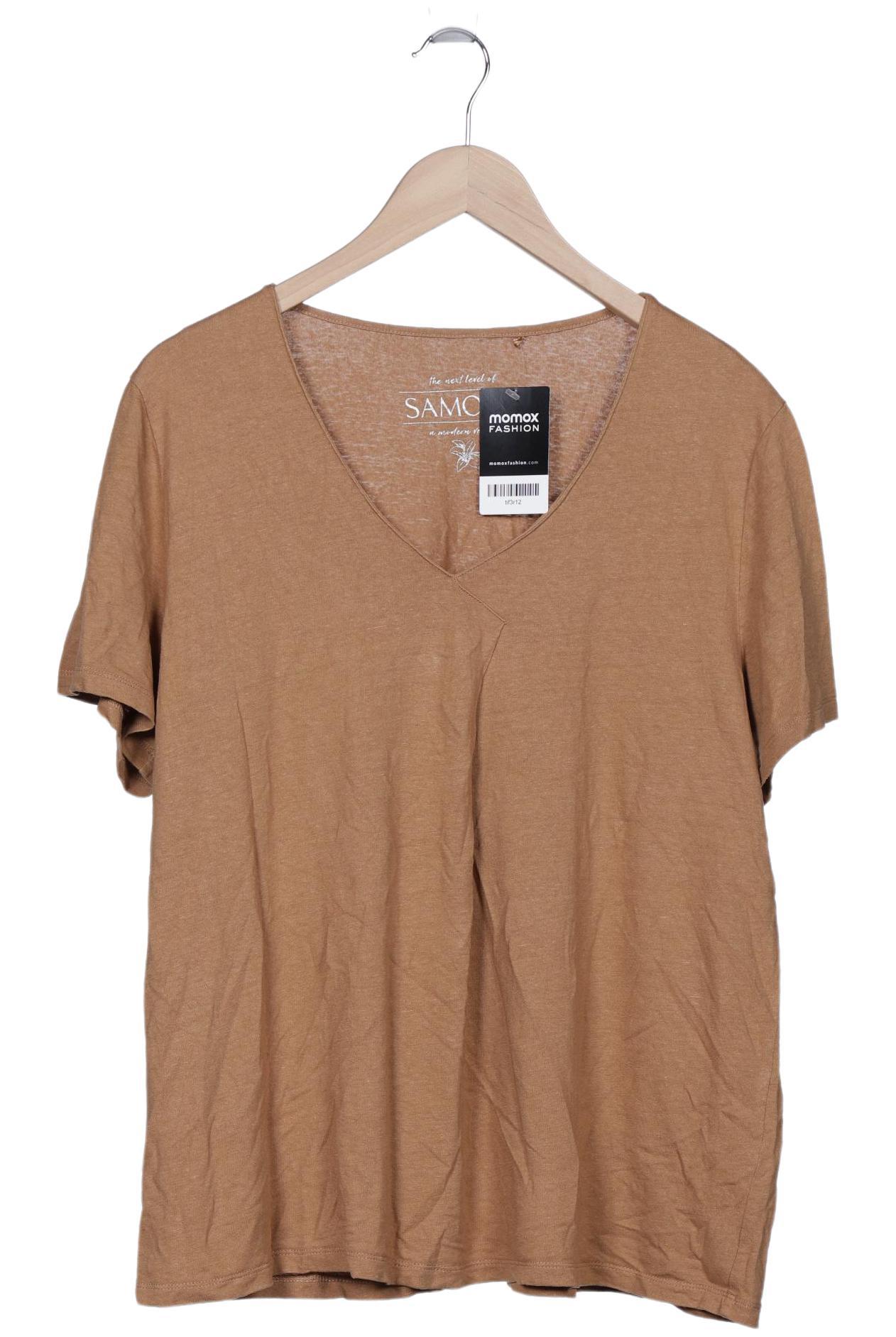 

Samoon by Gerry Weber Damen T-Shirt, beige, Gr. 48