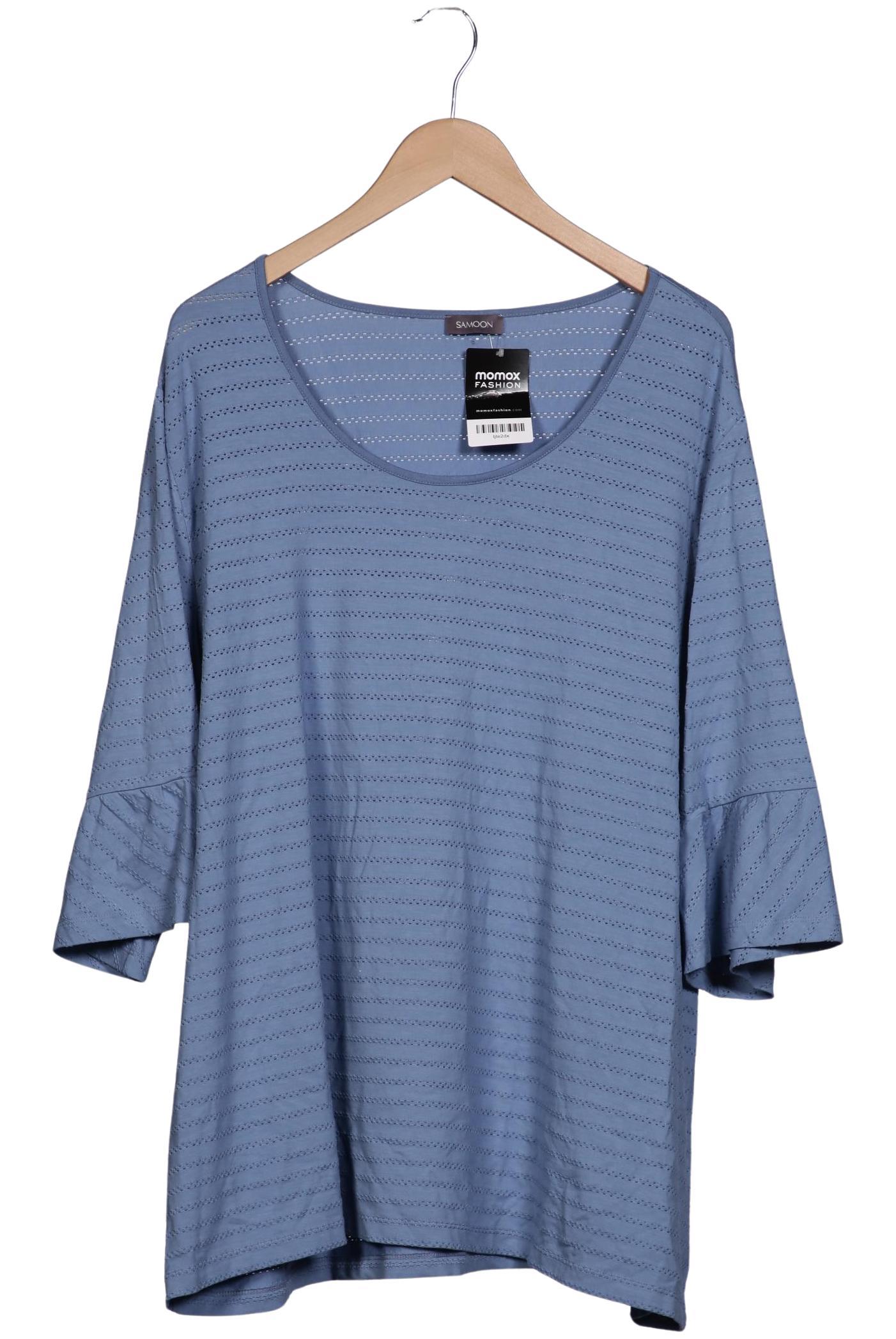 

Samoon by Gerry Weber Damen Langarmshirt, hellblau, Gr. 52