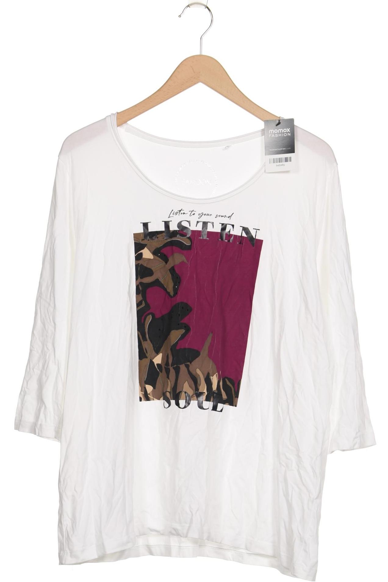 

Samoon by Gerry Weber Damen Langarmshirt, weiß, Gr. 44