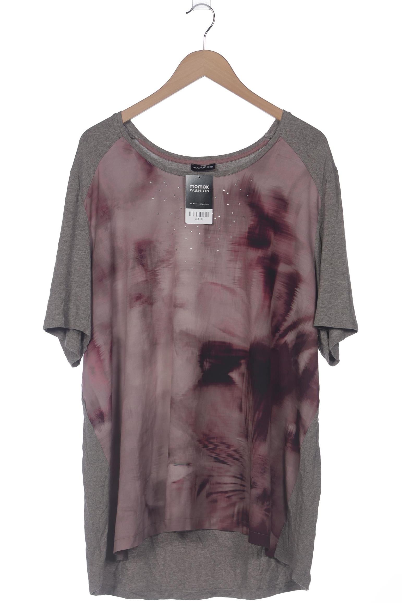 

Samoon by Gerry Weber Damen T-Shirt, grau, Gr. 52