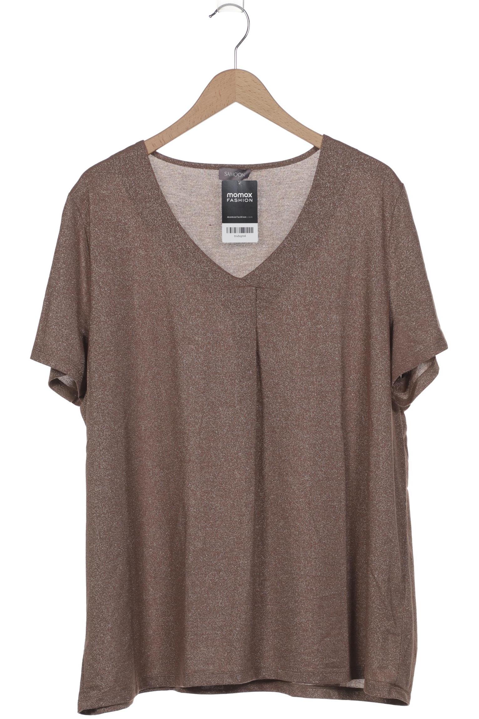 

Samoon by Gerry Weber Damen T-Shirt, braun, Gr. 52