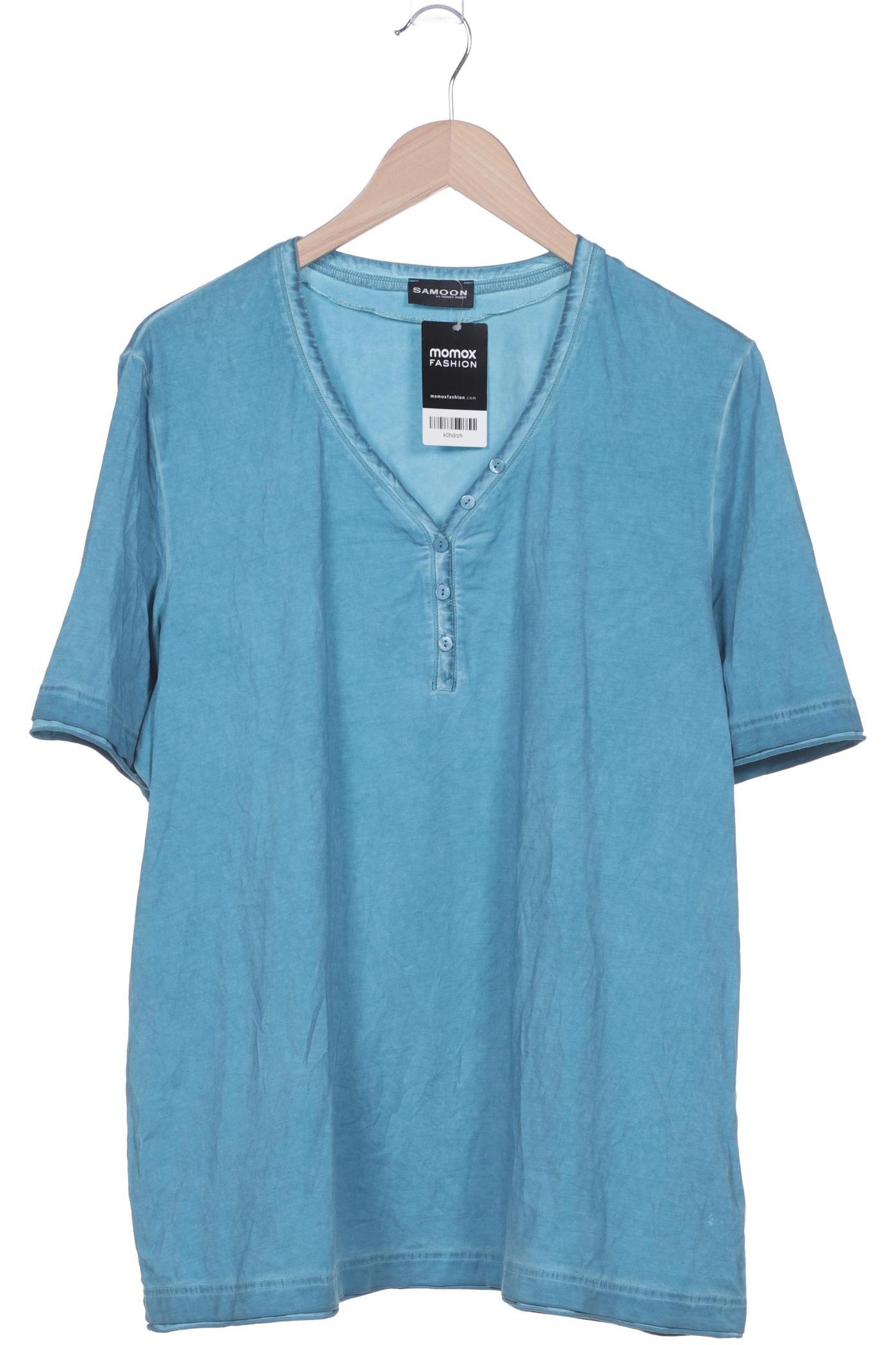 

Samoon by Gerry Weber Damen T-Shirt, hellblau, Gr. 48