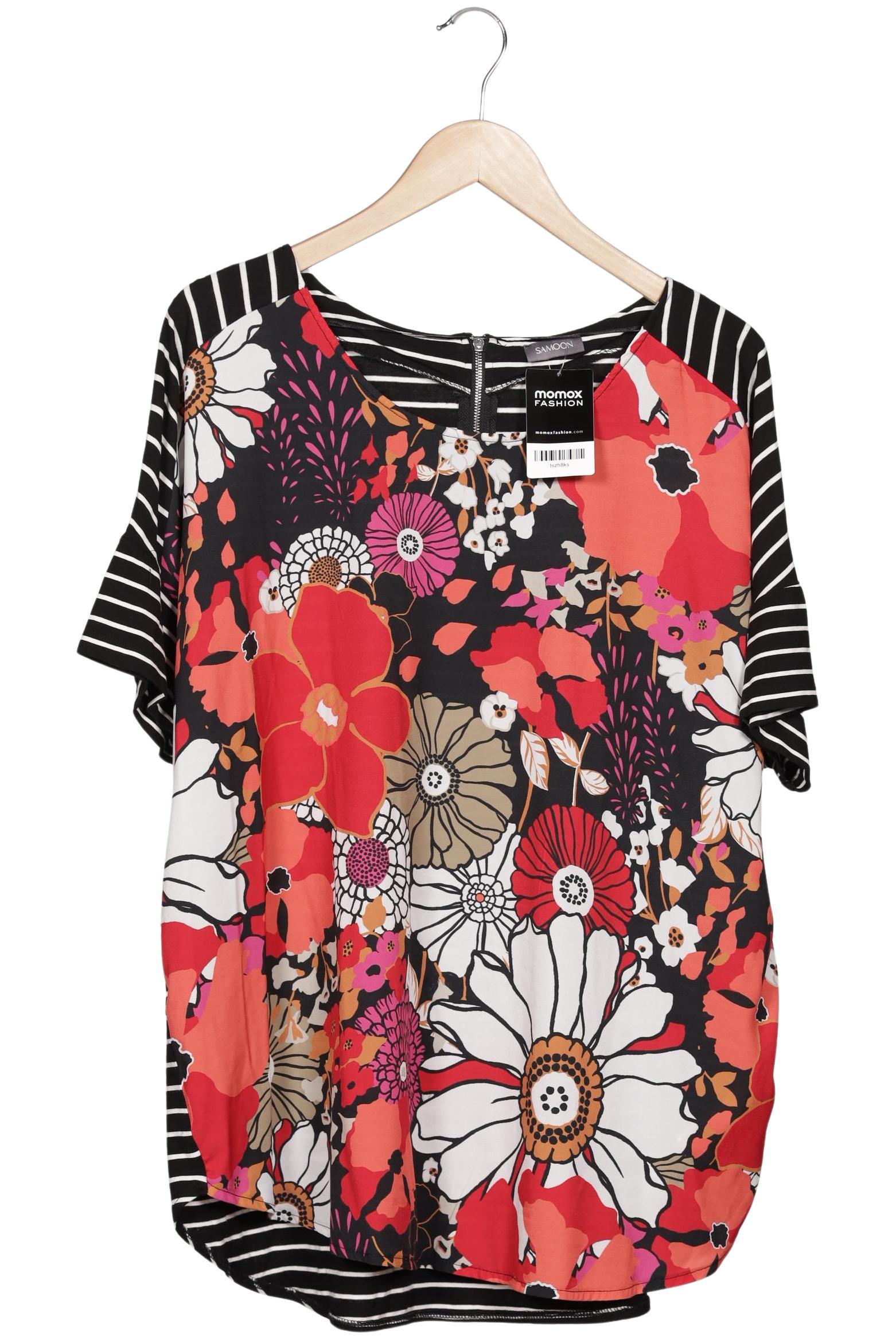 

Samoon by Gerry Weber Damen T-Shirt, mehrfarbig, Gr. 50