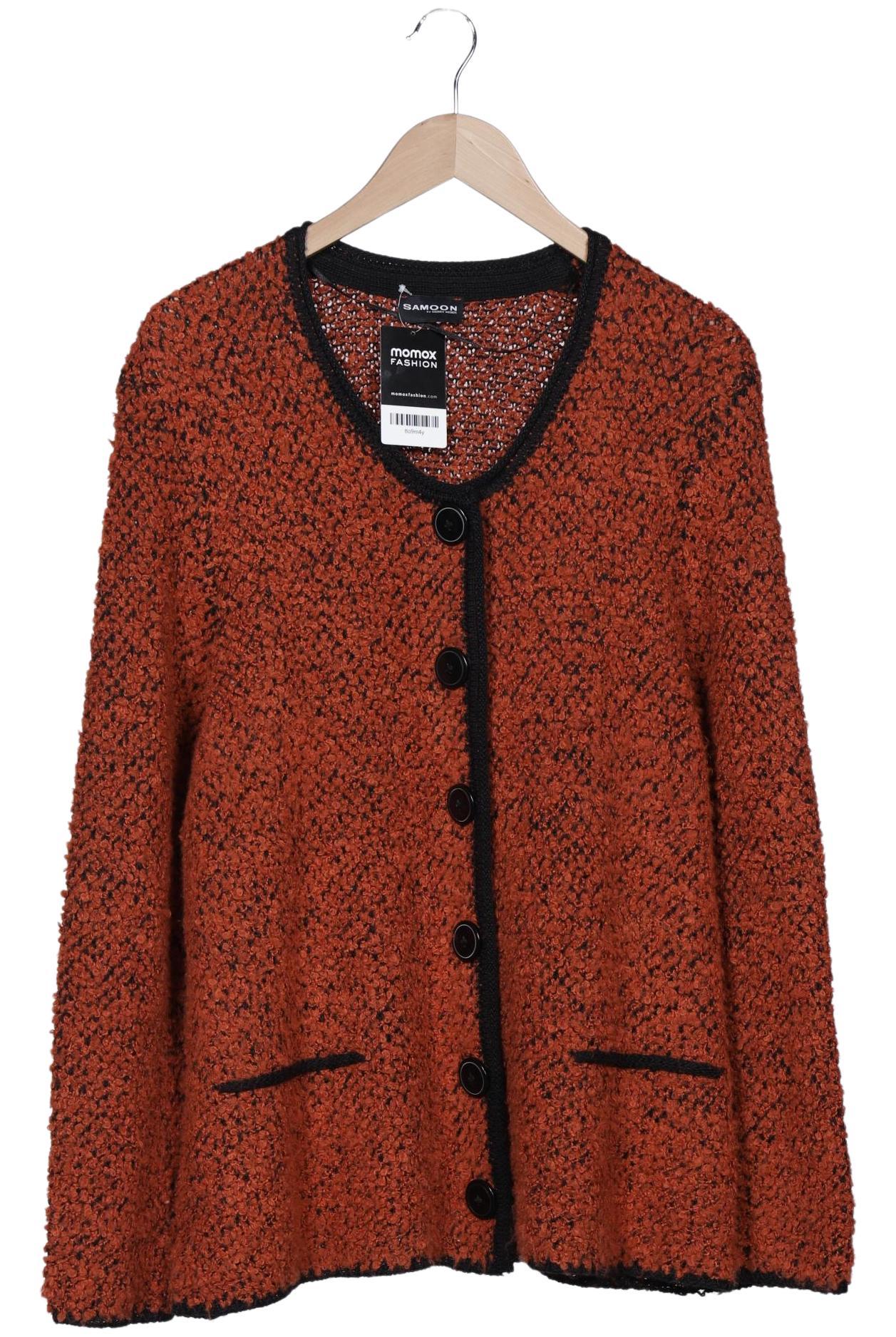 

Samoon by Gerry Weber Damen Strickjacke, orange, Gr. 50