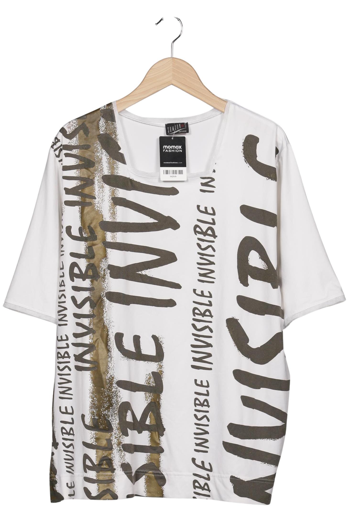 

Samoon by Gerry Weber Damen T-Shirt, weiß, Gr. 46