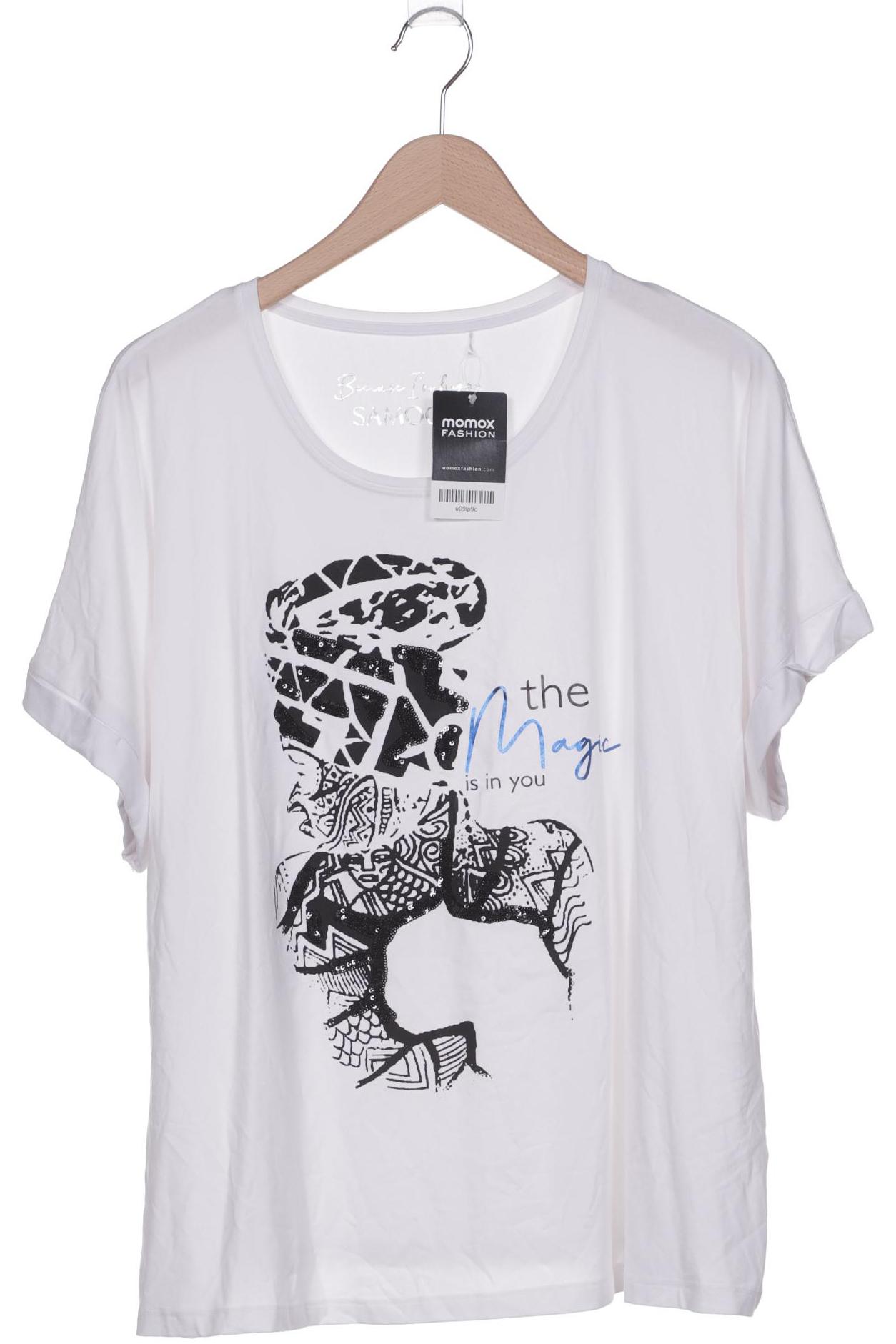 

Samoon by Gerry Weber Damen T-Shirt, weiß, Gr. 46