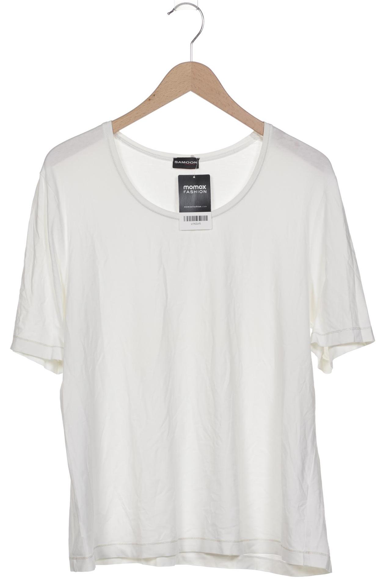 

Samoon by Gerry Weber Damen T-Shirt, weiß, Gr. 48