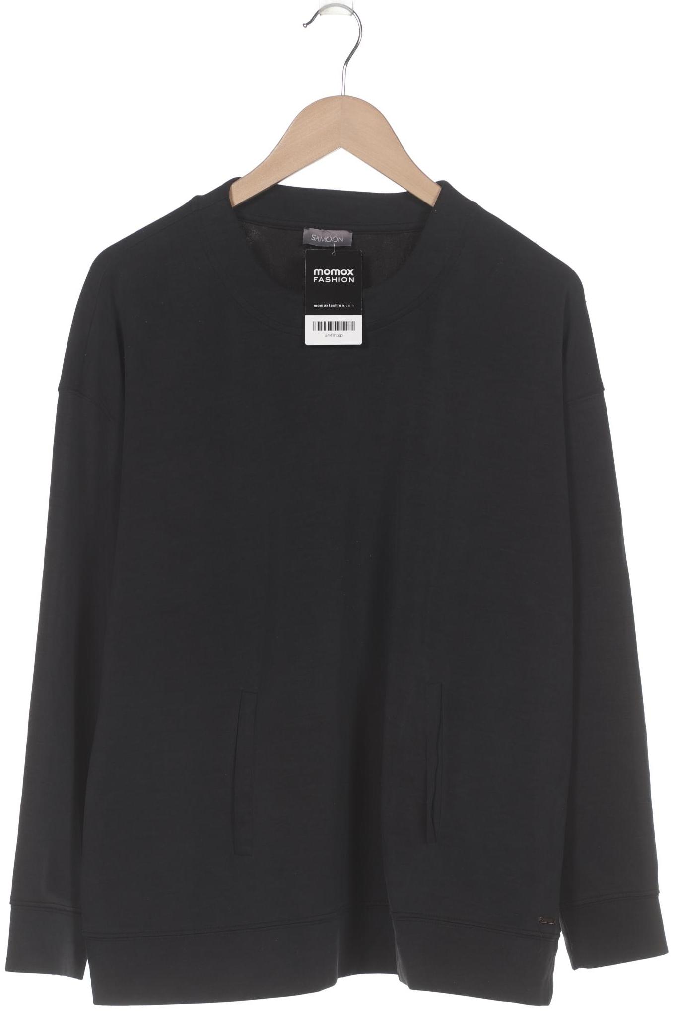 

Samoon by Gerry Weber Damen Sweatshirt, schwarz, Gr. 48
